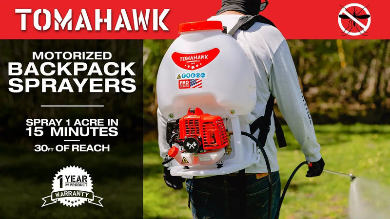 5 Gallon Gas Backpack Sprayer 450 PSI Pump with Nozzle Bundle by Tomahawk Power