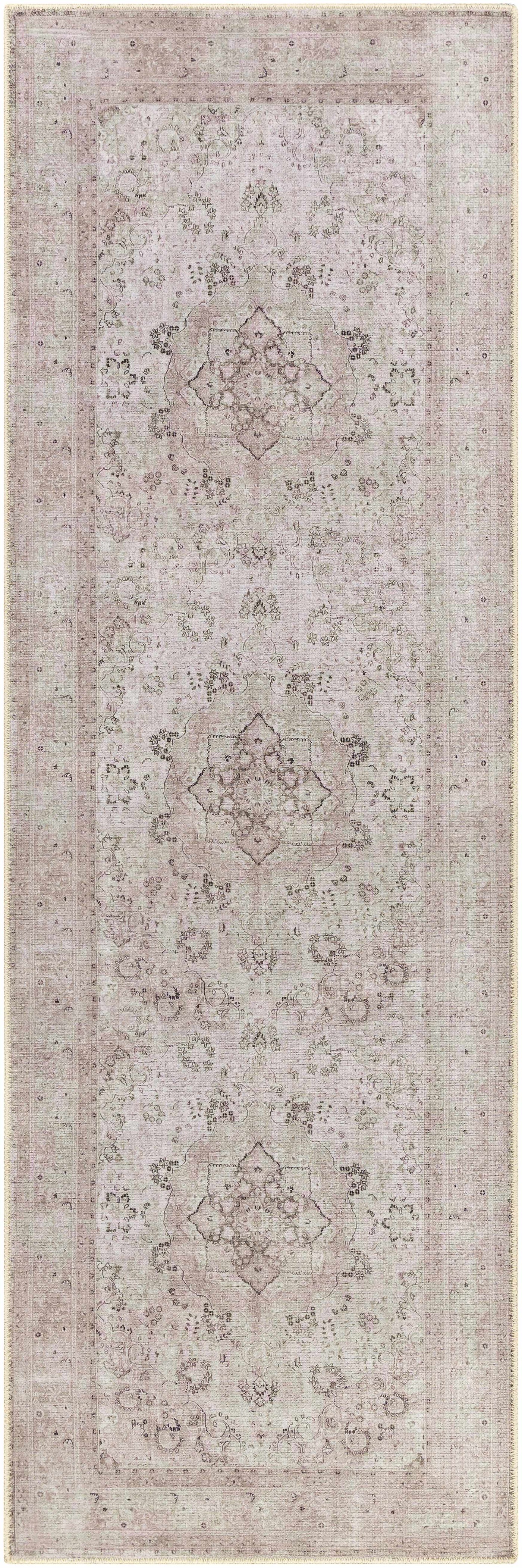 Bethany Vintage Flat Pile Washable Rug by Boutique Rugs