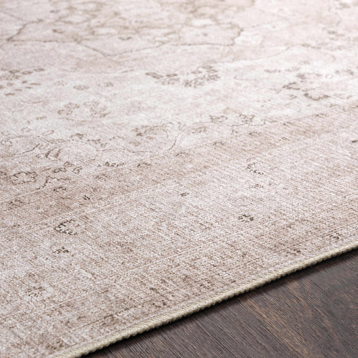 Bethany Vintage Flat Pile Washable Rug by Boutique Rugs