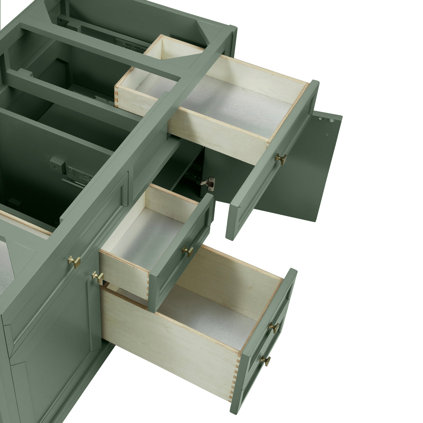 James Martin Chicago 48" Single Bathroom Vanity, Smokey Celadon by James Martin