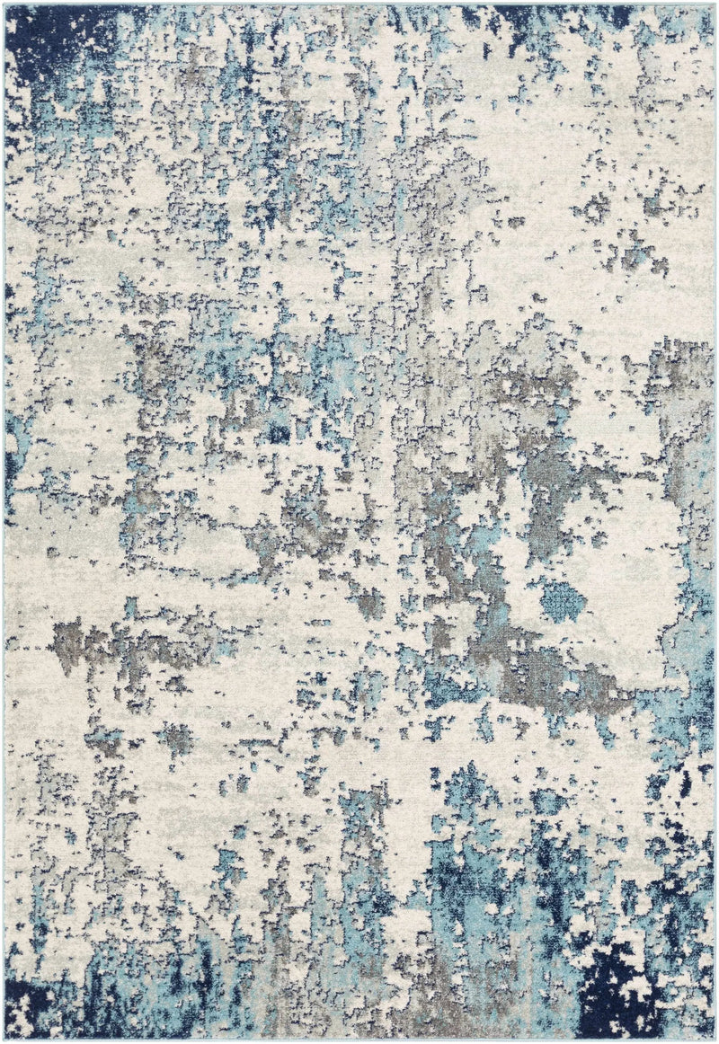 Beverly Abstract Blue Area Rug by Boutique Rugs