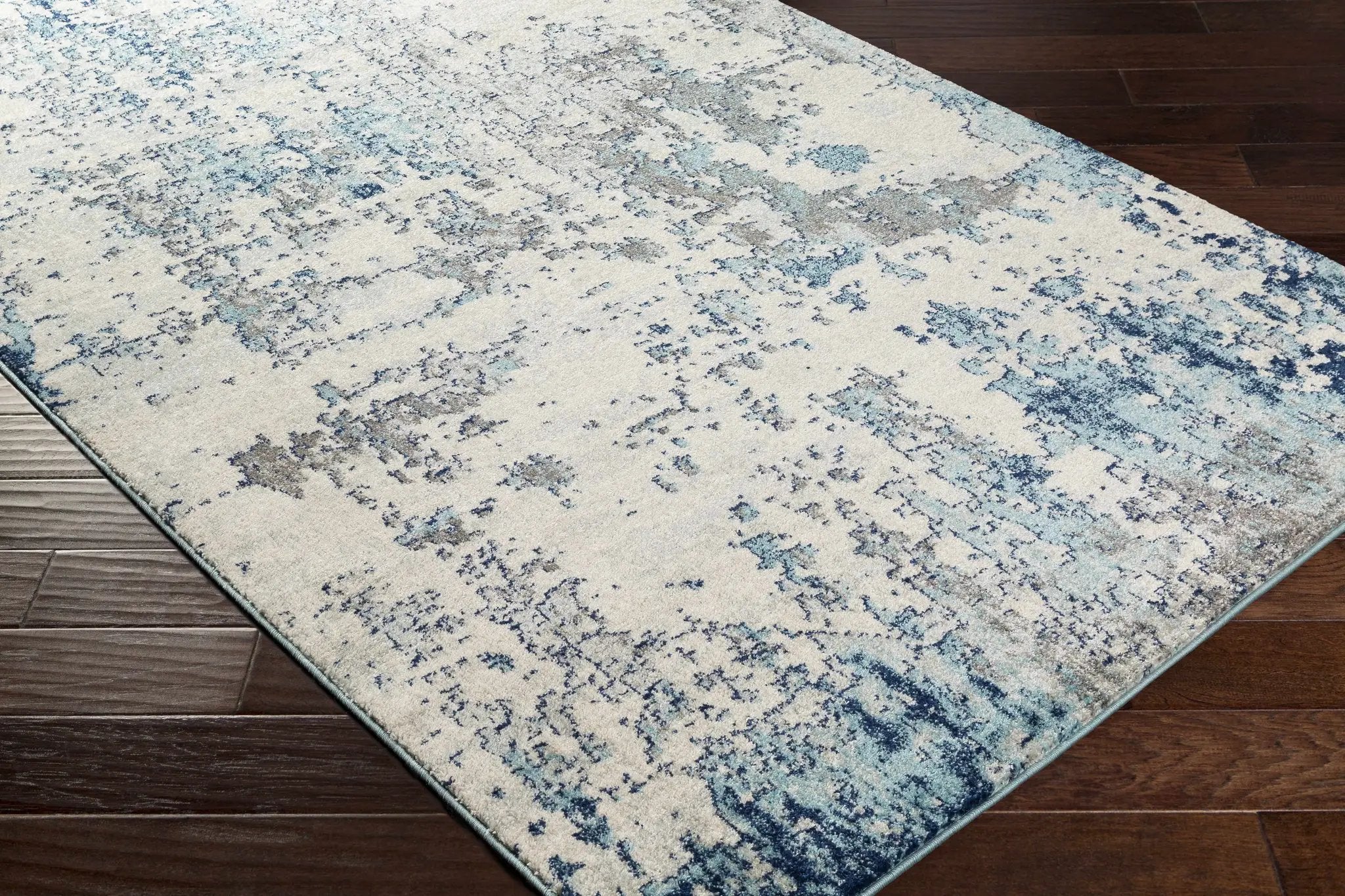 Beverly Abstract Blue Area Rug by Boutique Rugs