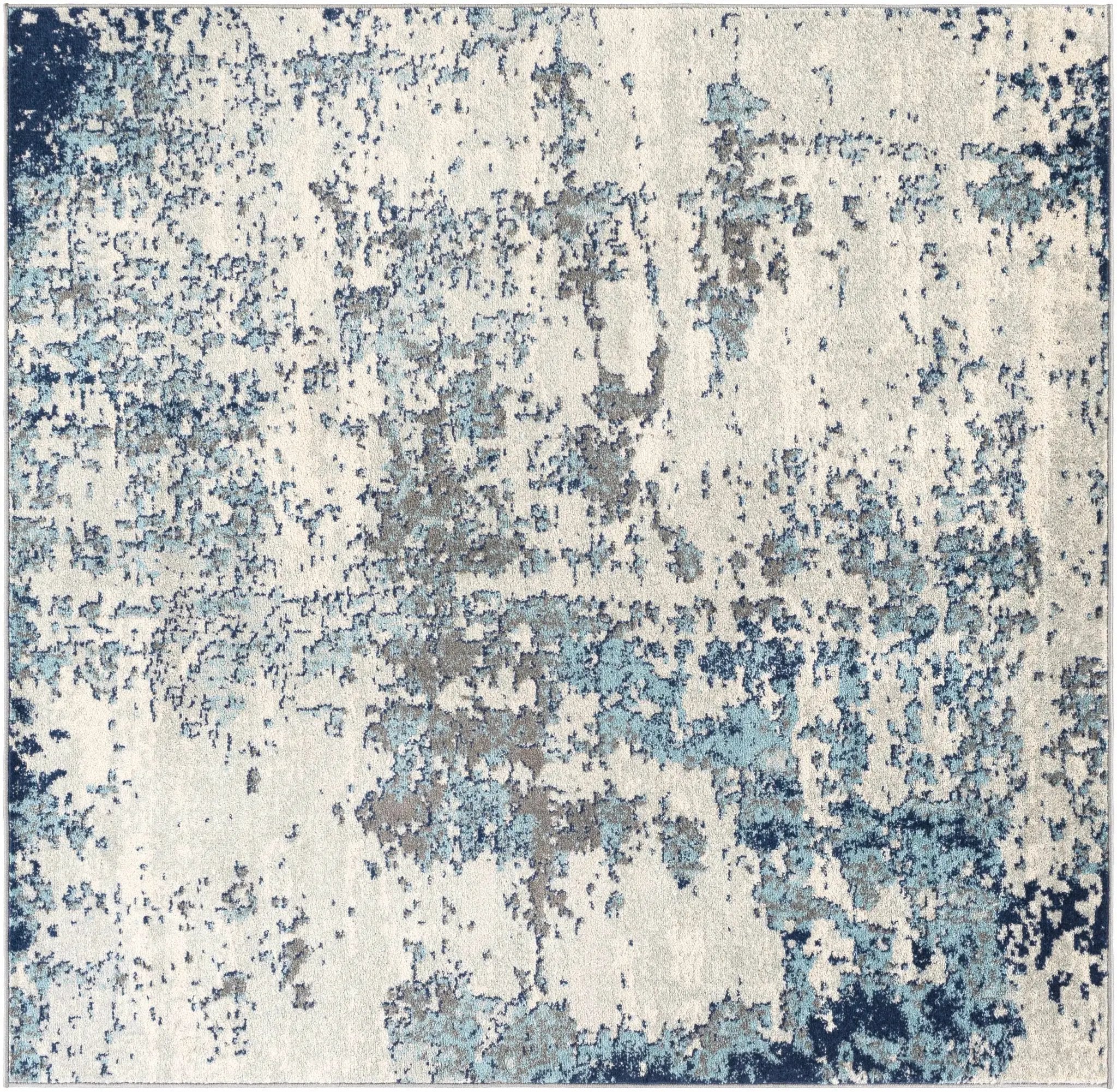 Beverly Abstract Blue Area Rug by Boutique Rugs