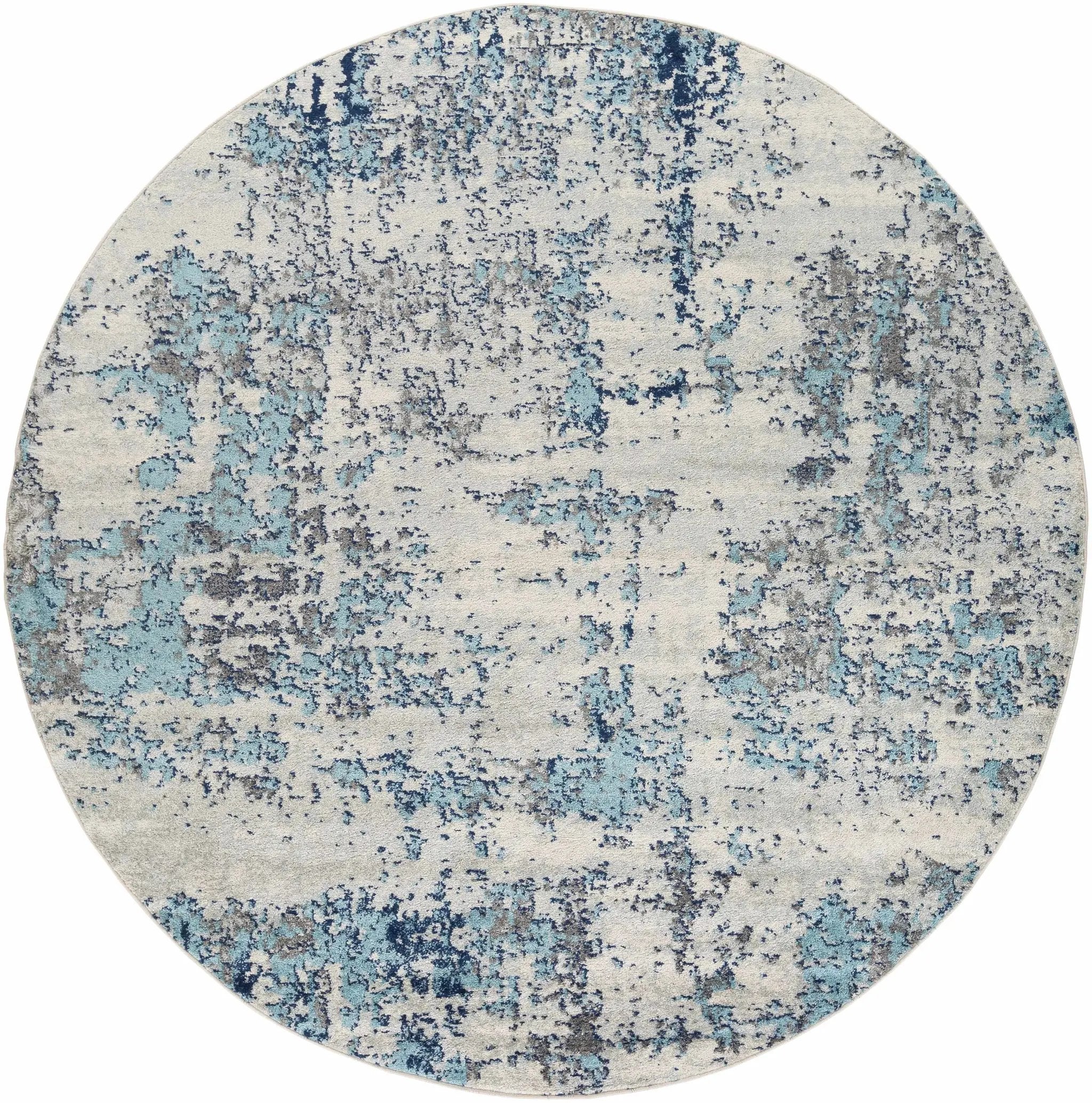 Beverly Abstract Blue Area Rug by Boutique Rugs
