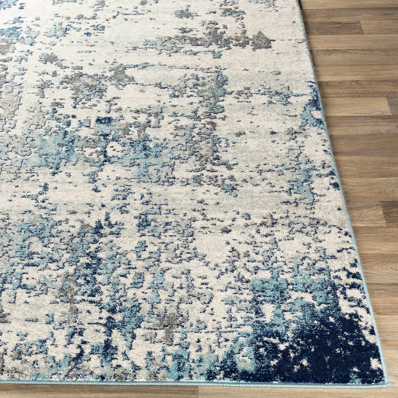 Beverly Abstract Blue Area Rug by Boutique Rugs
