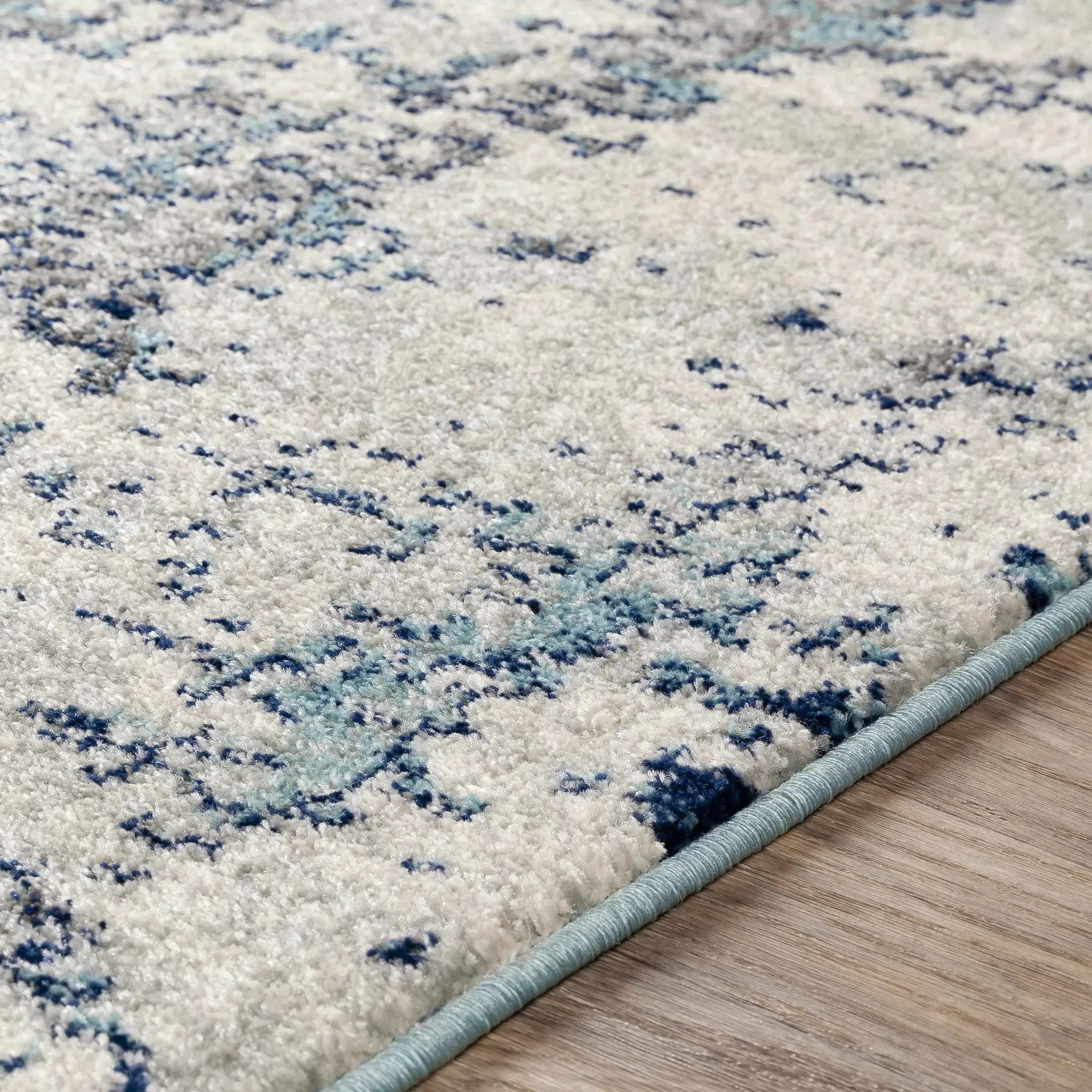 Beverly Abstract Blue Area Rug by Boutique Rugs