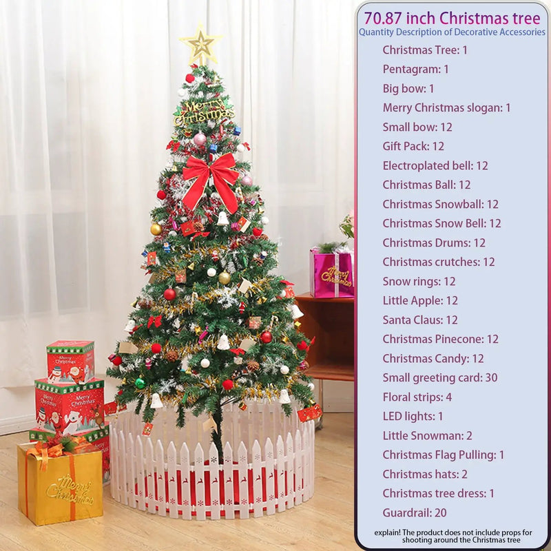 6ft Artificial Christmas Tree with LED Energy-Saving Lights by HouseOfZazla