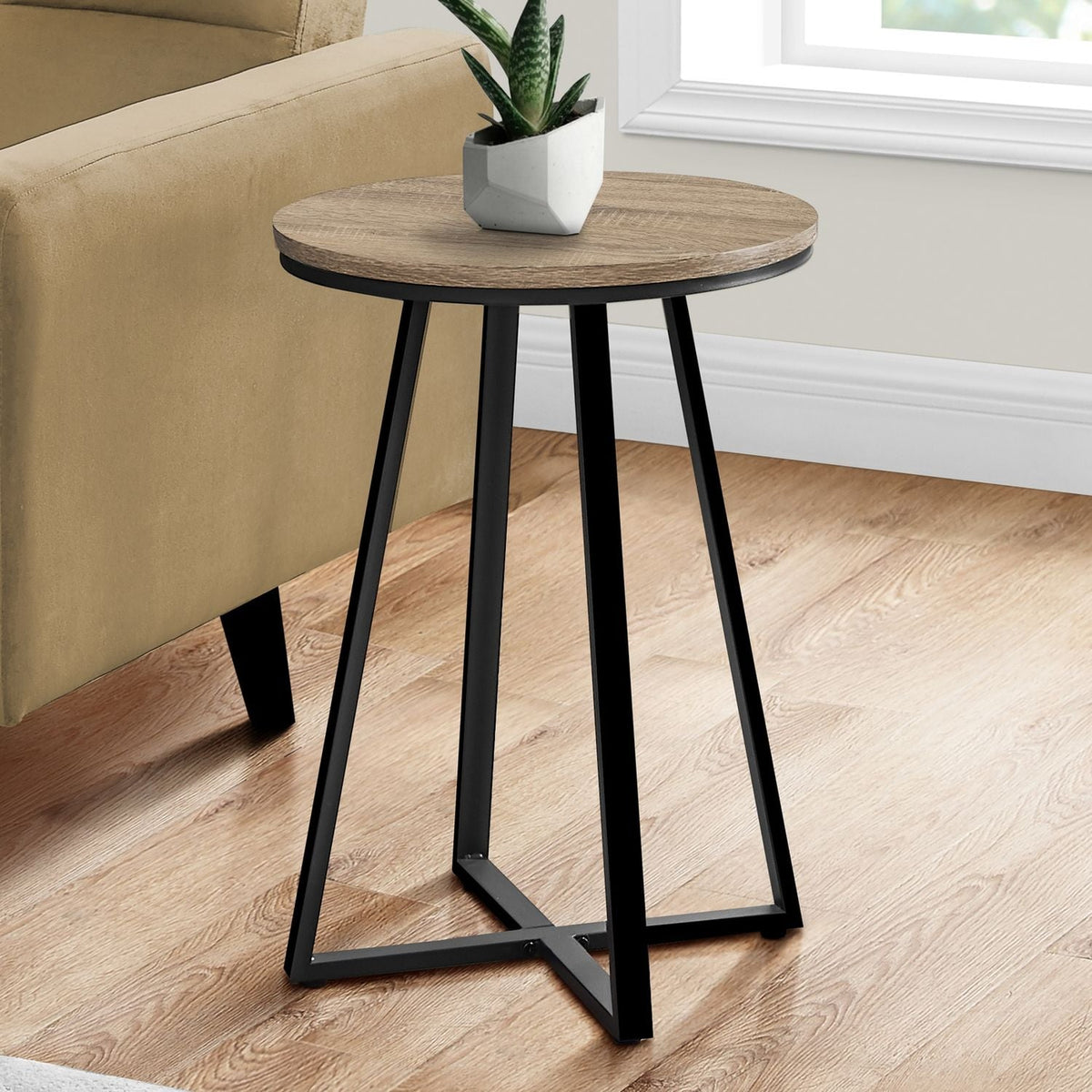 Accent Table, Side, Round Contemporary & Modern Modern Design, photo 15 of 16