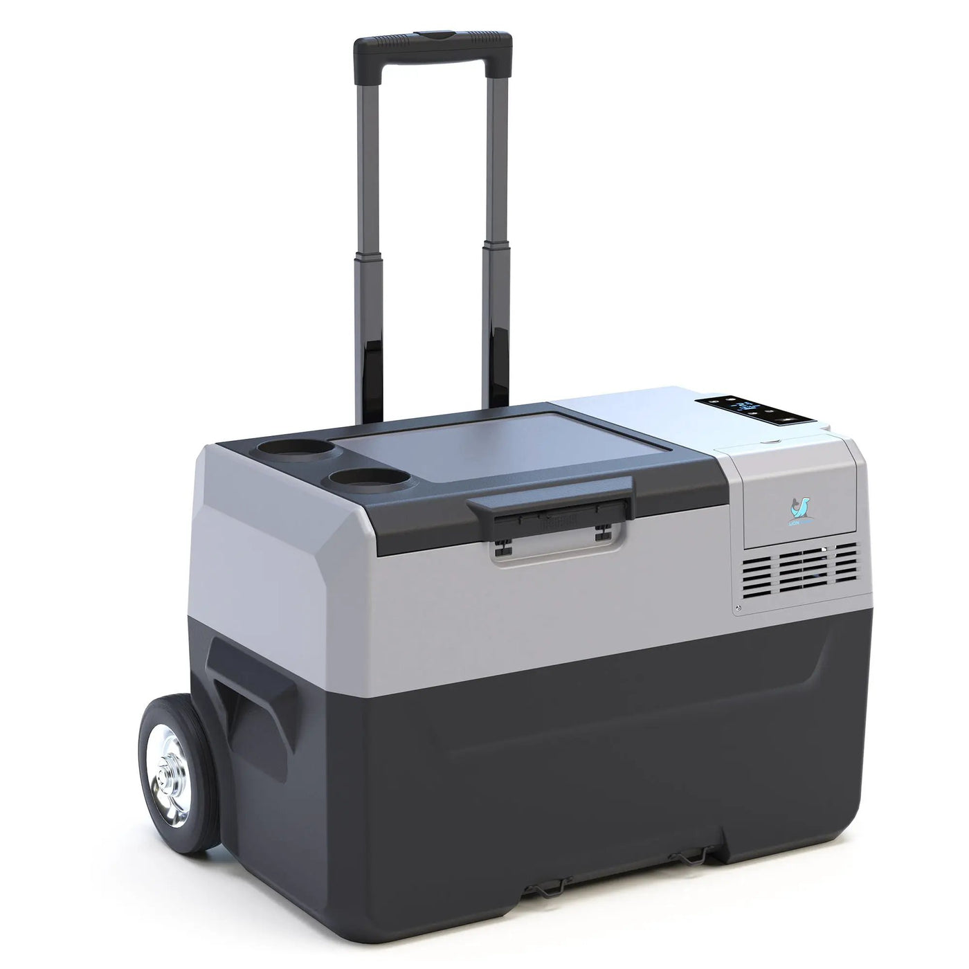 Car Freezer Portable Refrigerator Freezer With App Control And 6'' Off-Road Wheels, 12V, 45W Cooler Freezer, Low Noice by HouseOfZazla