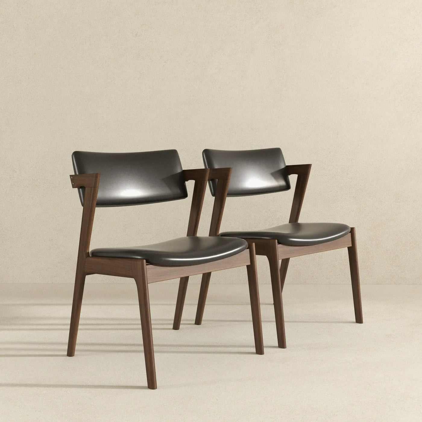 Edwin - Mid-Century Modern Dining Chair (Set of 2) by Unique Piece Furniture