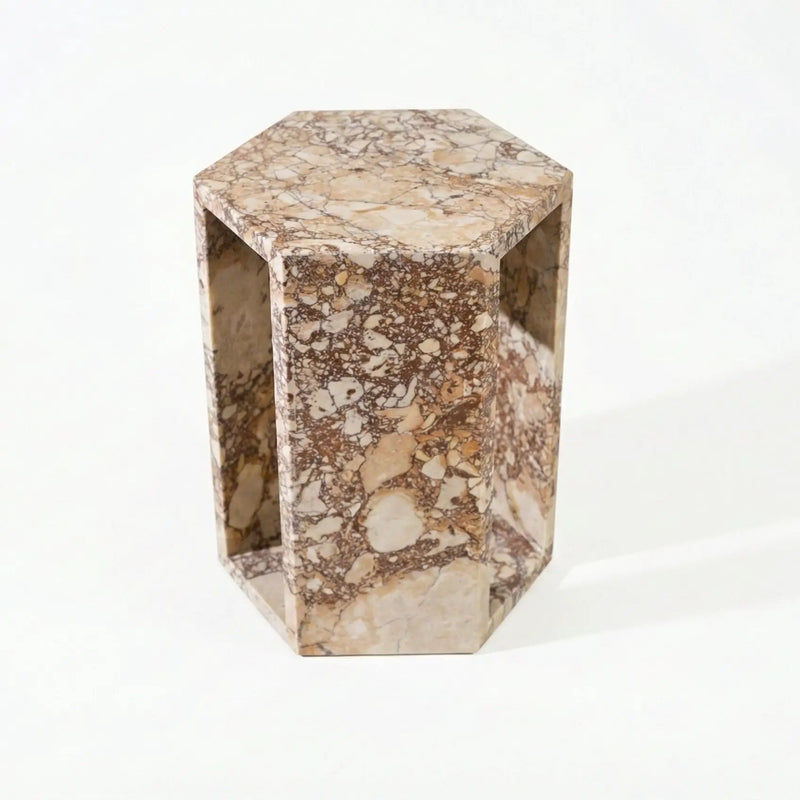 Modern Minimalist Hexagon Side Table by HouseOfZazla