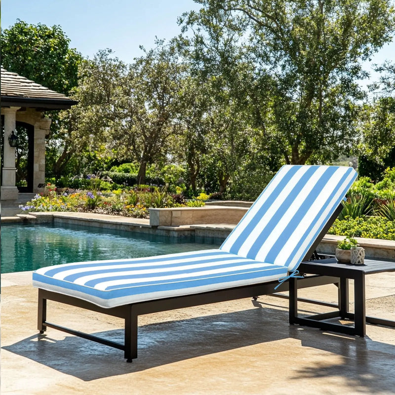 2 Pieces Set Outdoor Lounge Chair Cushion Replacement Patio Furniture Seat by HouseOfZazla