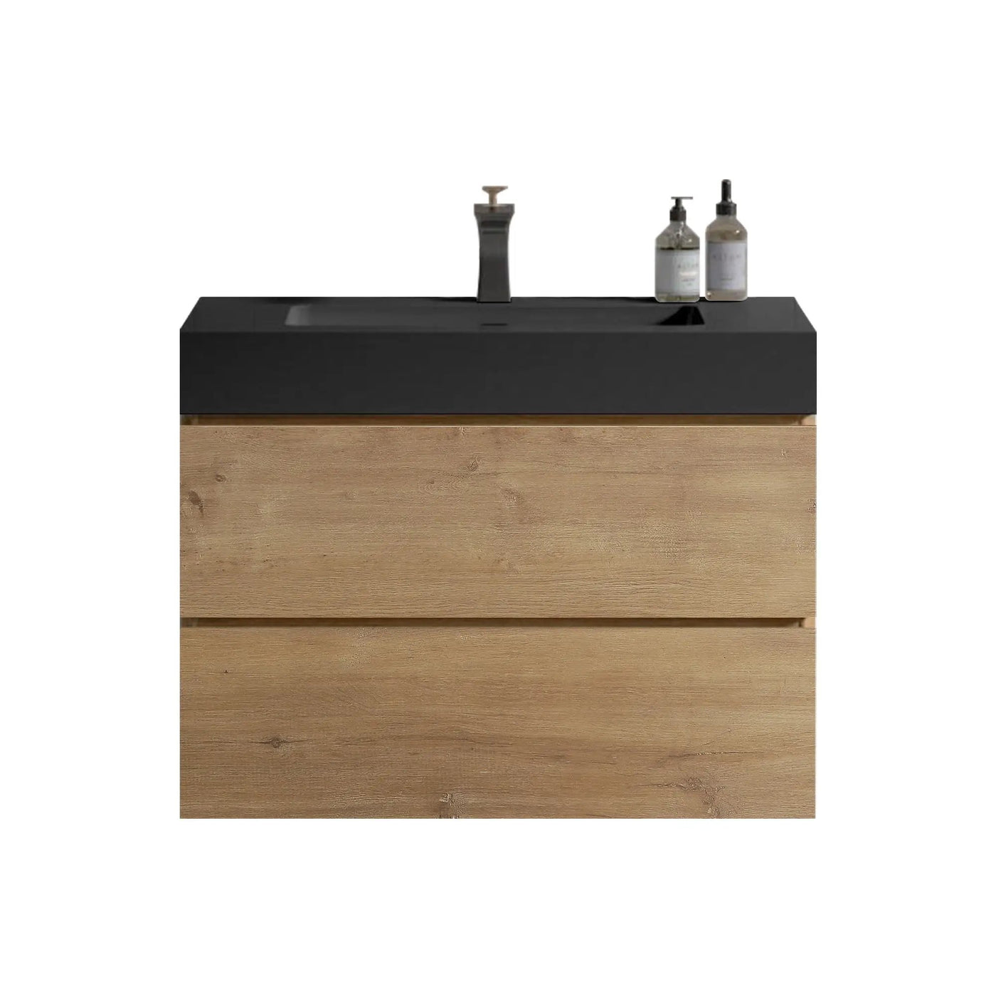 Alice Natural Oak Bathroom Vanity With Sink by HouseOfZazla