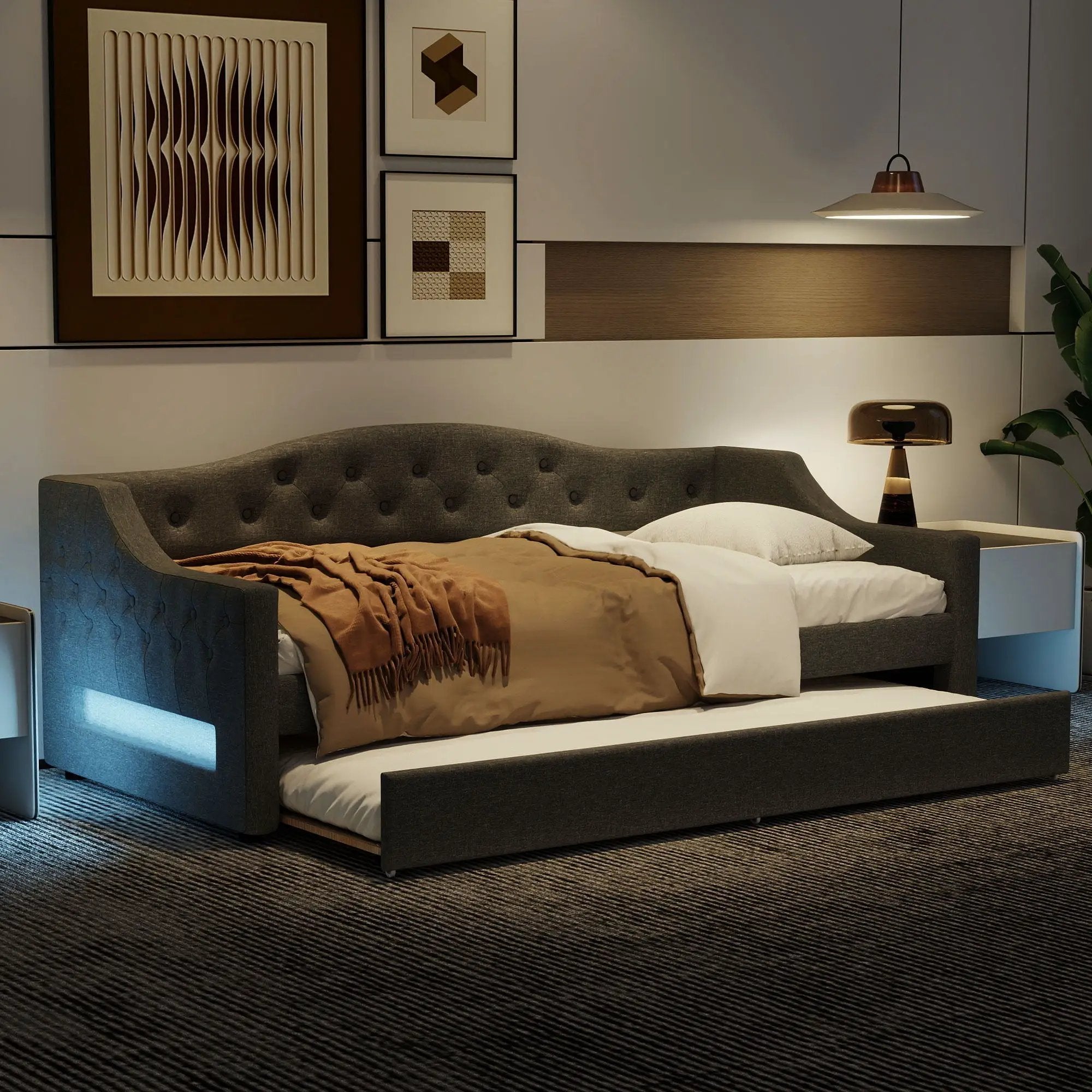 Daybed With LED Belt by Unique Piece Furniture