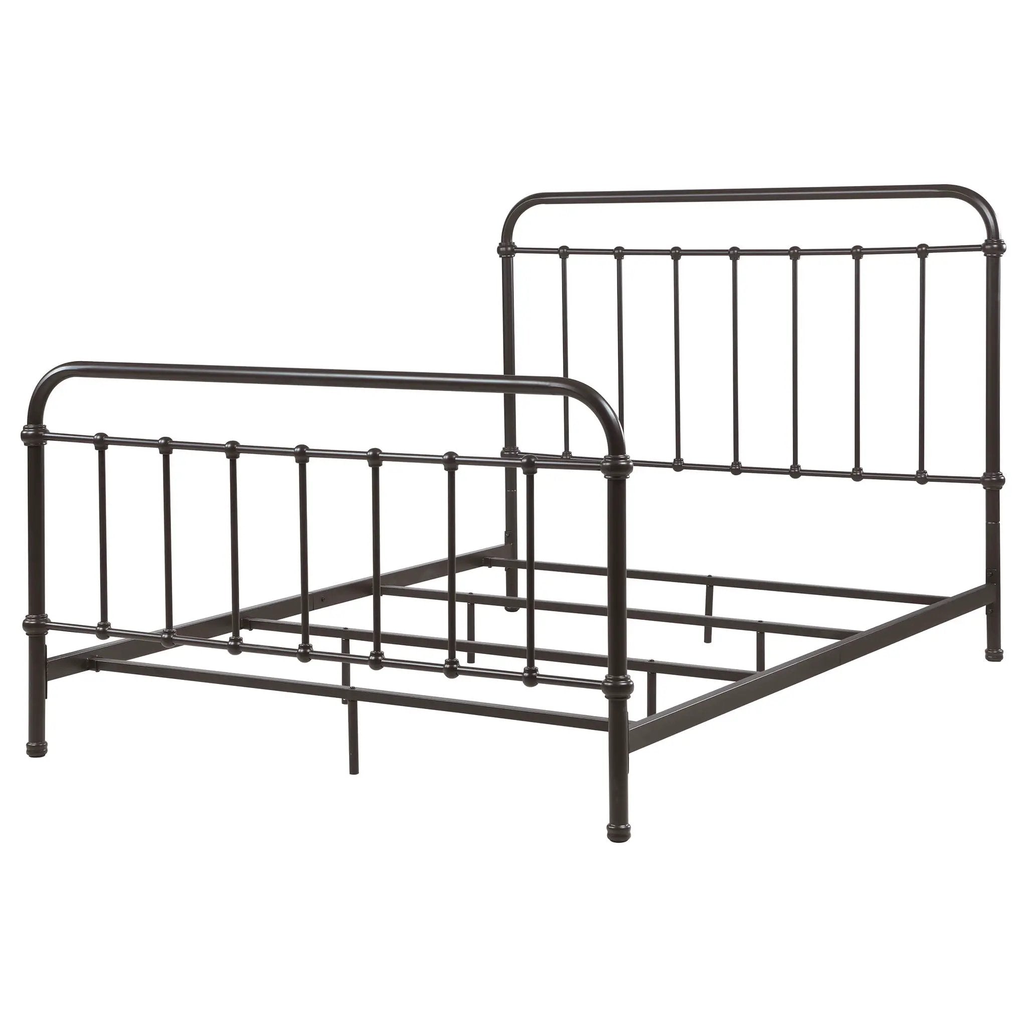 Livingston Metal Queen Open Frame Bed Dark Bronze by Unique Piece Furniture