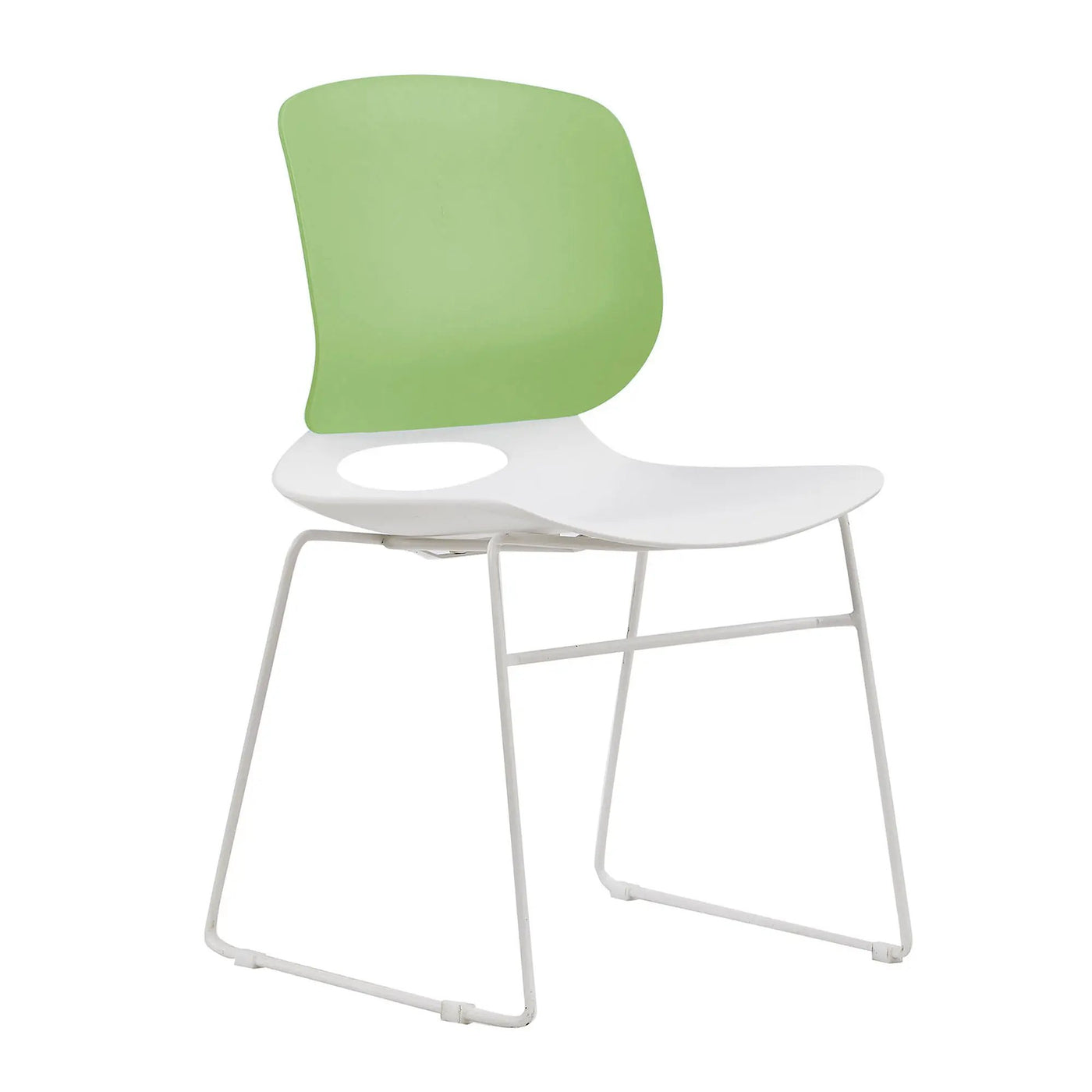 Ergonomic Backrest Stacking Chairs (Set of 4) by HouseOfZazla