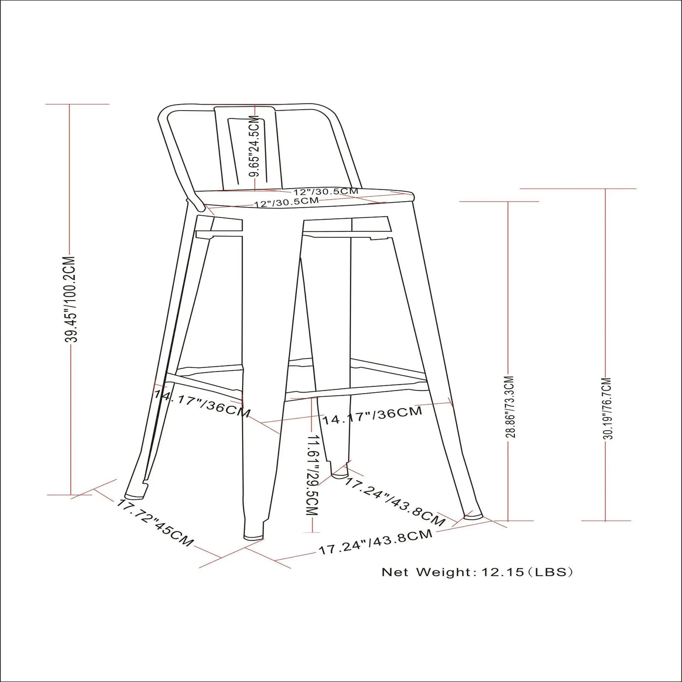 Rayne - Multifunctional Metal Stool by Unique Piece Furniture