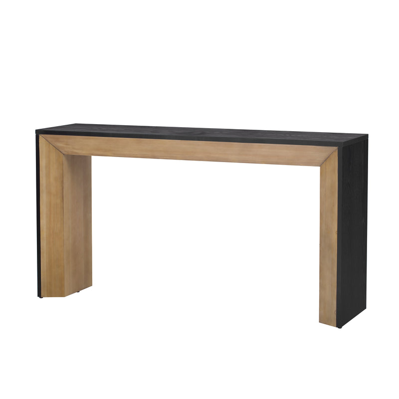 Mirod Elegant Console Table with Fireplace Design – Wood Veneer, photo 4 of 9