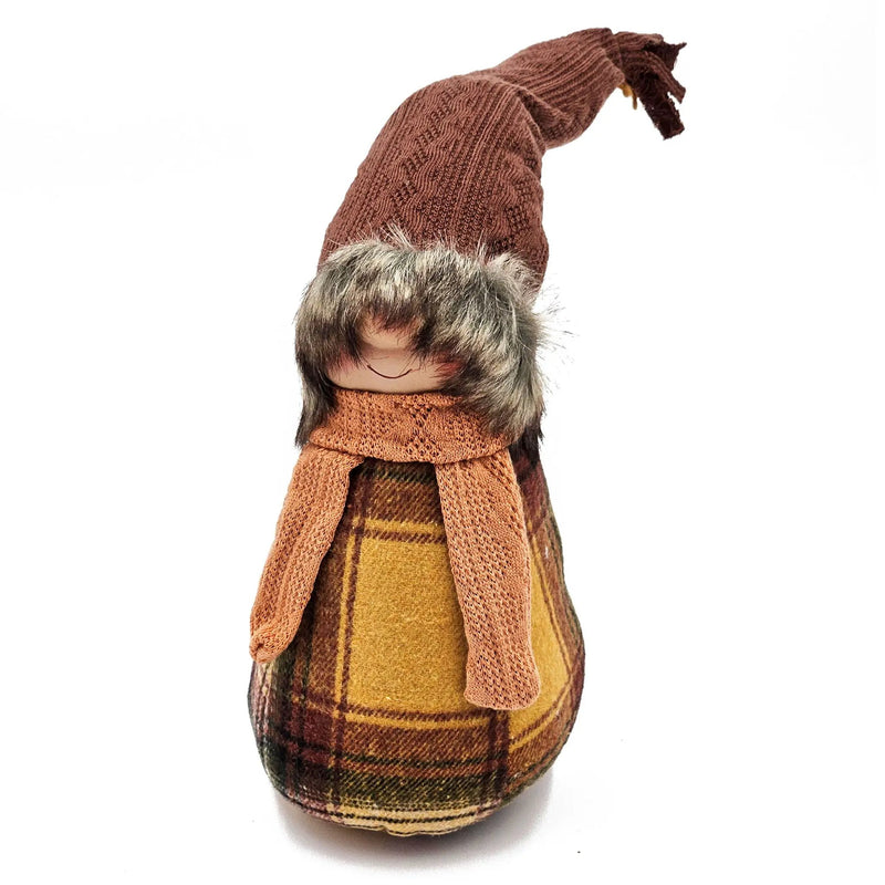 Gnomes Decorations For Fall Thanksgiving Table Decorations (Set of 2) - Brown / Yellow by HouseOfZazla