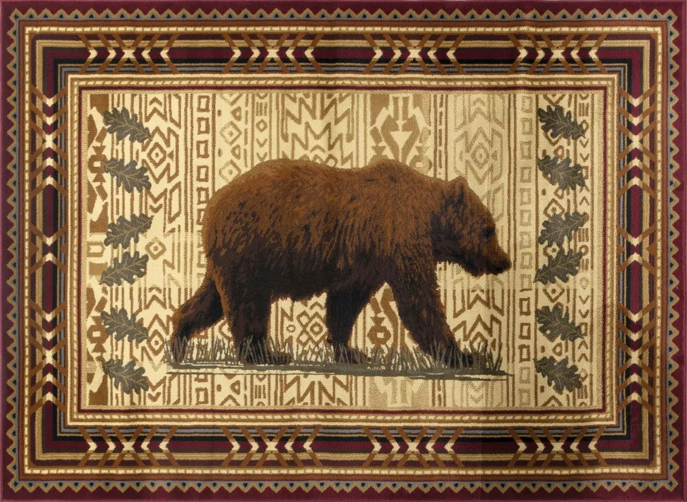 Nature's Nest - GC_CBL3007 Lodge Area Rug by Unique Piece Furniture
