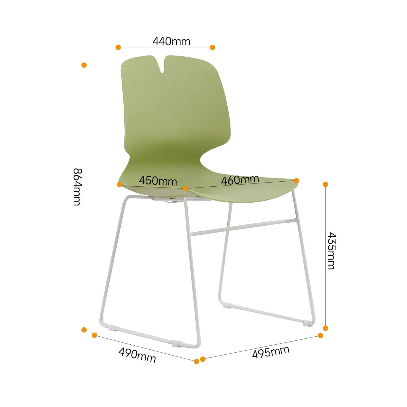 Modern Stacked Office Chairs (Set of 4) by HouseOfZazla