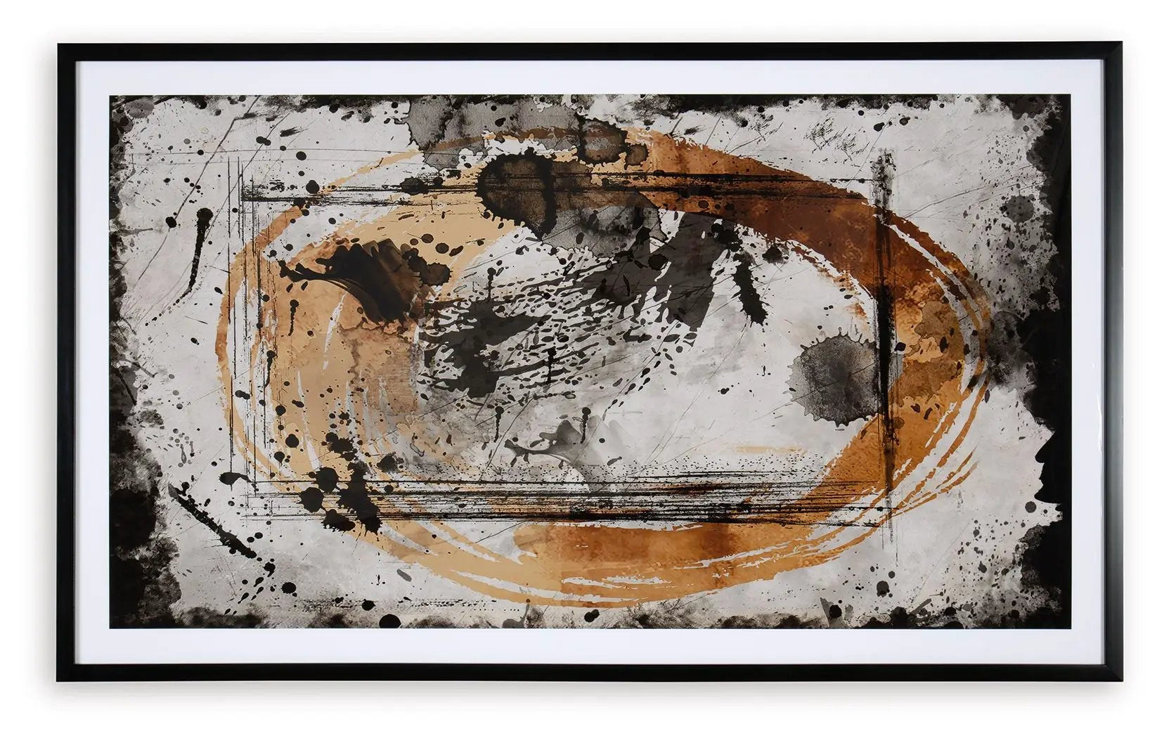 Clefting - Wall Art - Black / Caramel / Tan by Unique Piece Furniture
