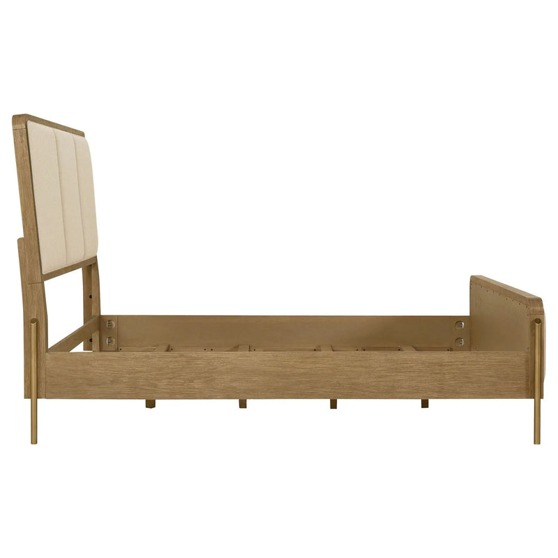 Arini 56-inch Eastern King Panel Bed Cream and Sand Wash by Unique Piece Furniture