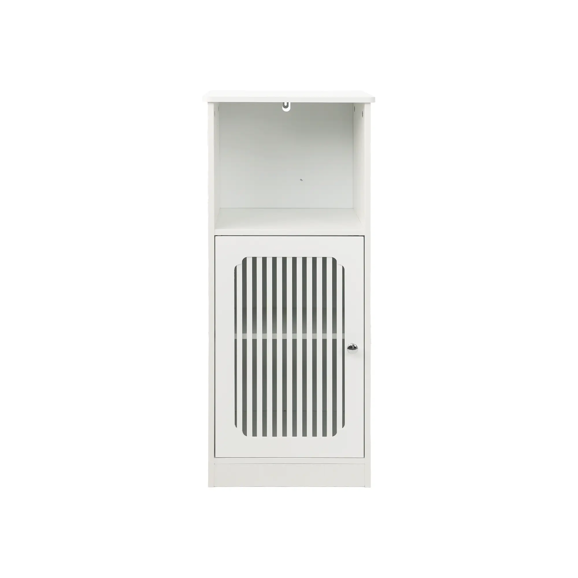 Bathroom Low Cabinet with Louvered Door by HouseOfZazla