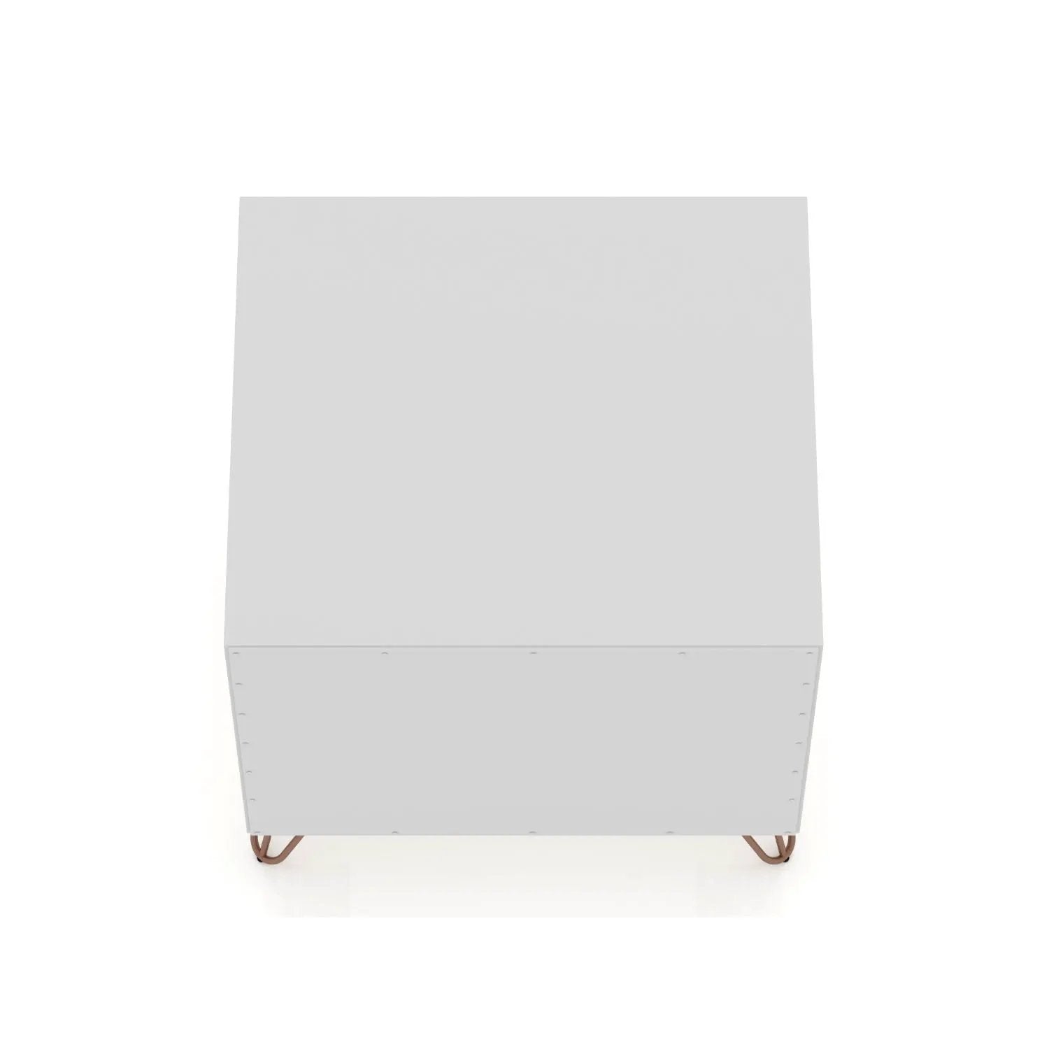 Rockefeller - Nightstand With 2 Drawers - White by HouseOfZazla