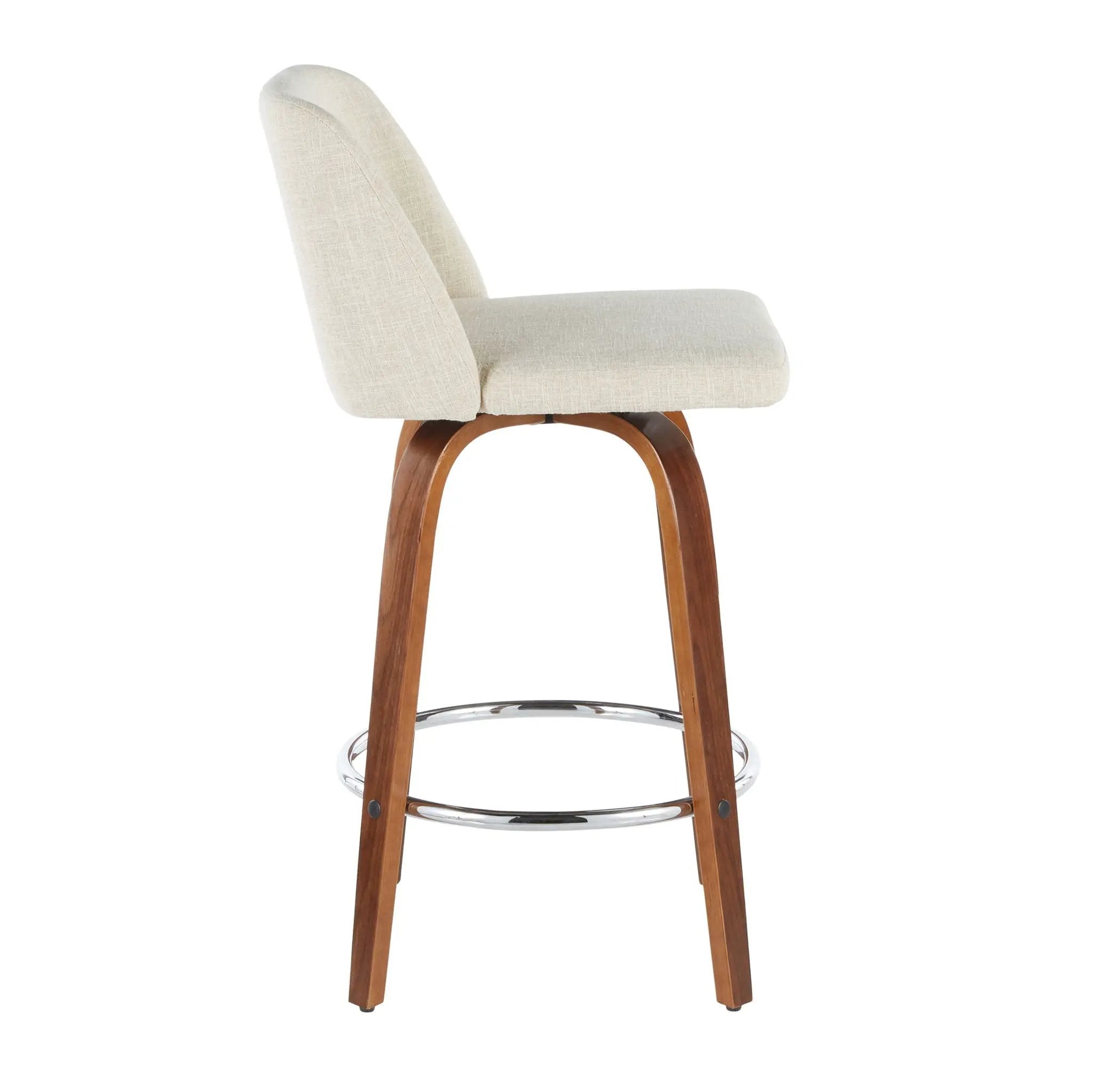 Toriano - Mid-Century Modern Counter Stool (Set of 2) by Unique Piece Furniture