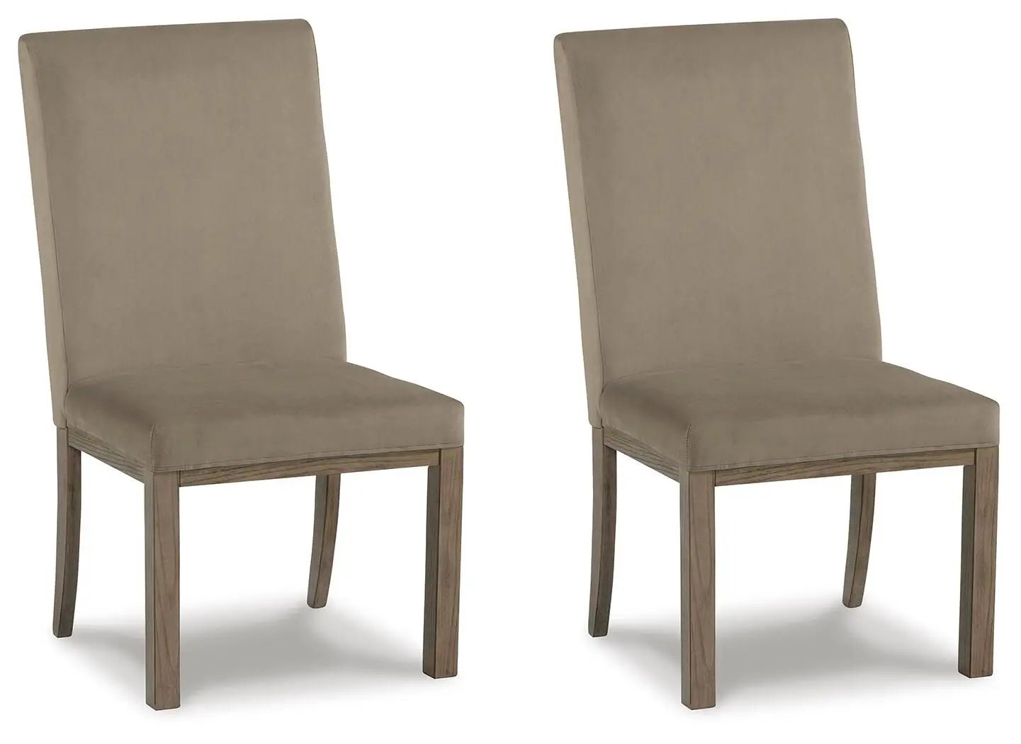 Chrestner - Dining UPH Side Chair (Set of 2) - Gray / Brown by Unique Piece Furniture
