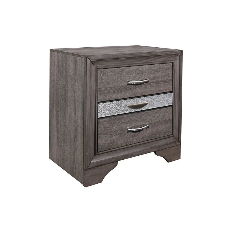 Ryder - Sparkle Nightstand - Gray by HouseOfZazla