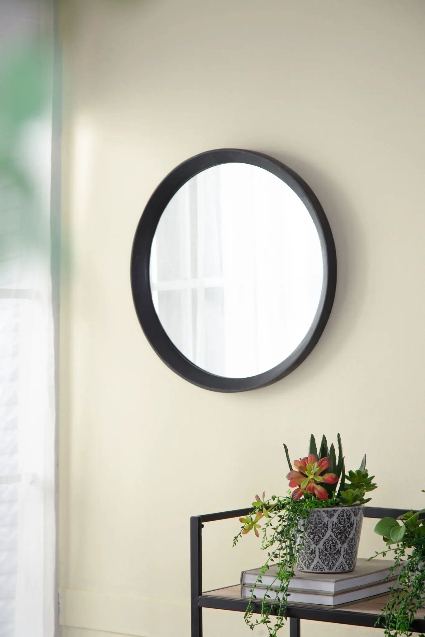 Transitional Decor Style Wall Mirror Decor With Frame For Bathroom by HouseOfZazla