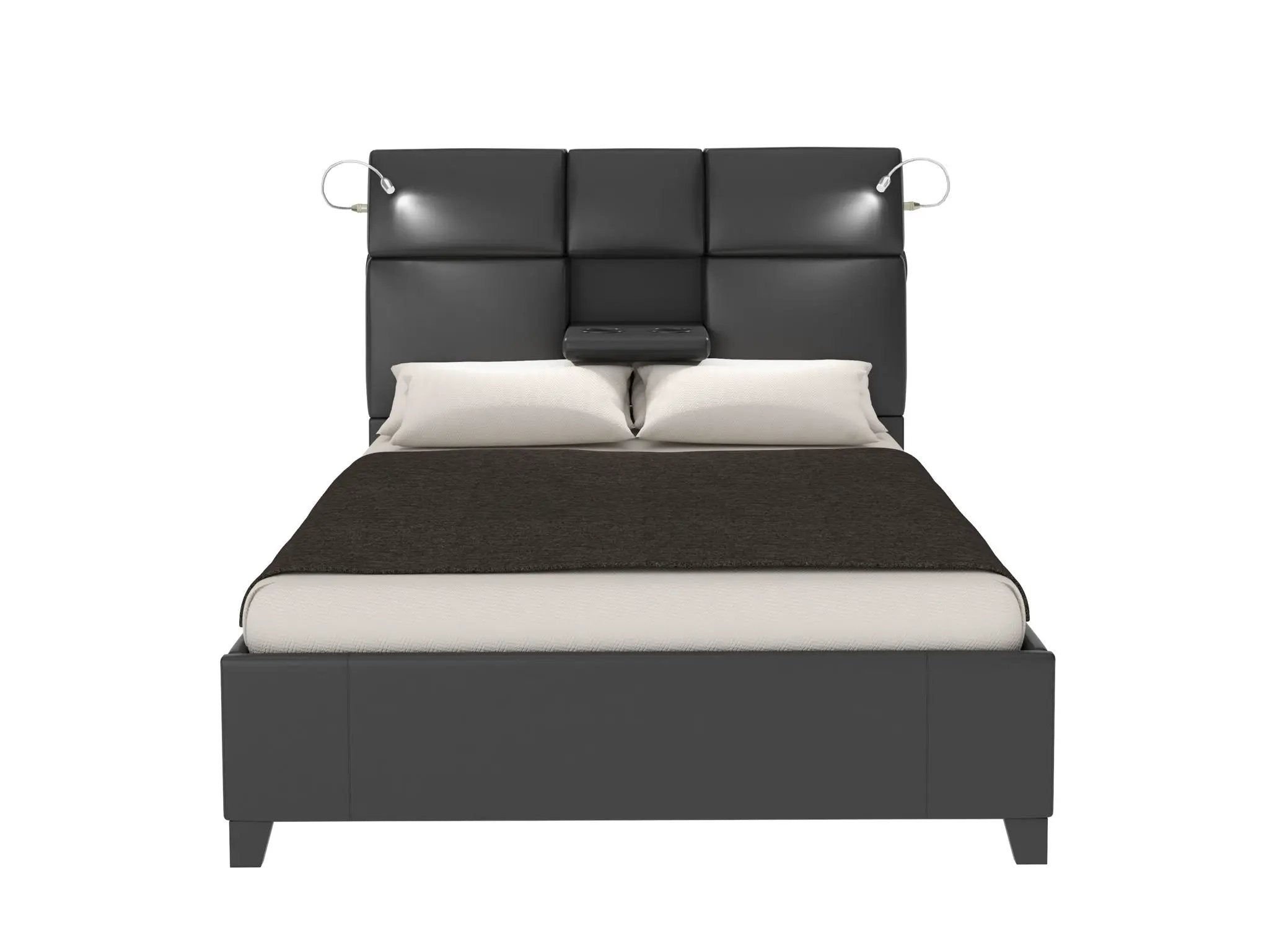 Music Bed Touch Lighting tooth Sound Beverage Tray by Unique Piece Furniture