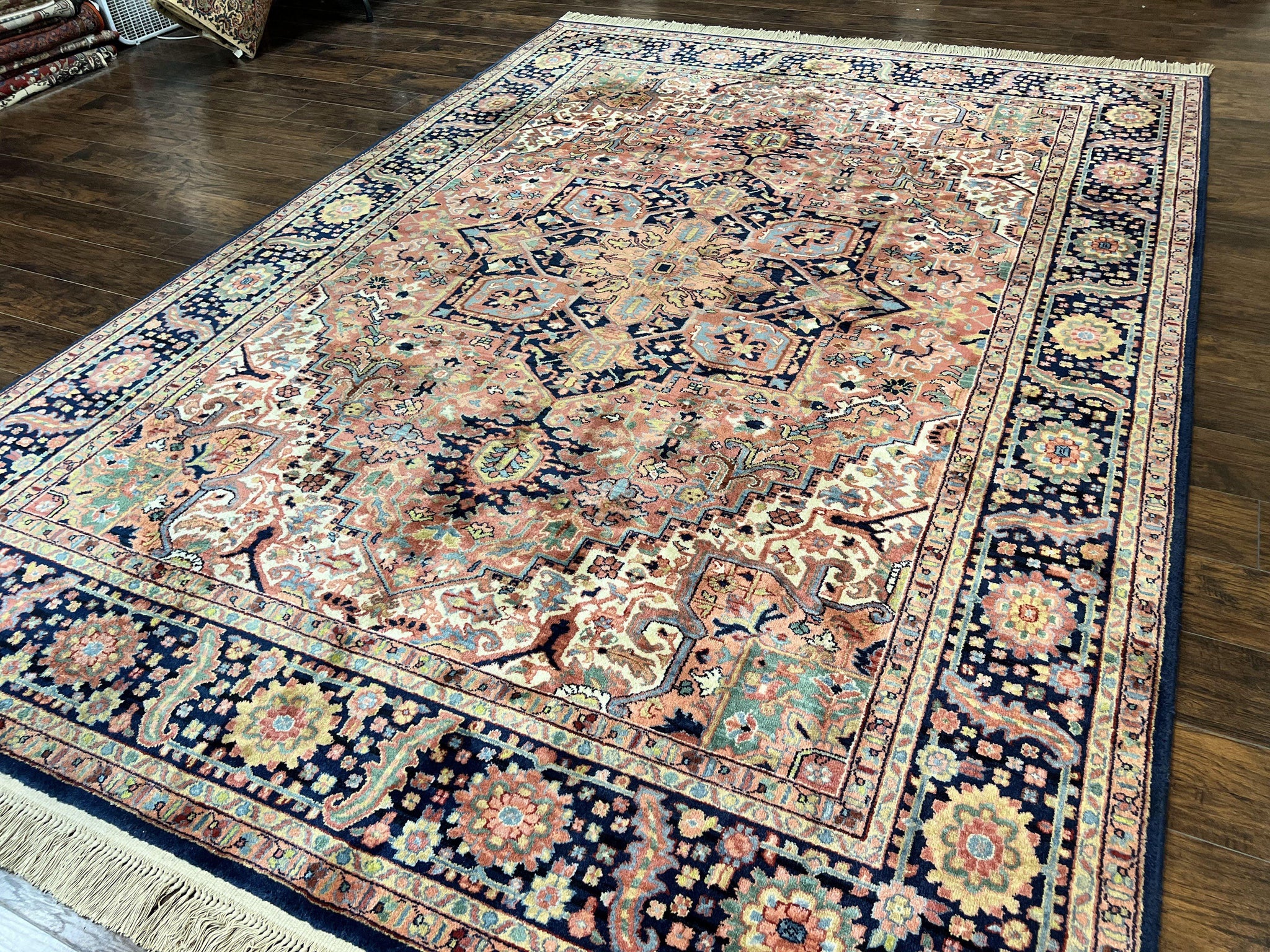 Karastan Rug 8.8 x 12, Karastan Heriz #726, Wool Pile Karastan Area Rug, Rare Hard to Find, Original 700 Series by Jewel Rugs