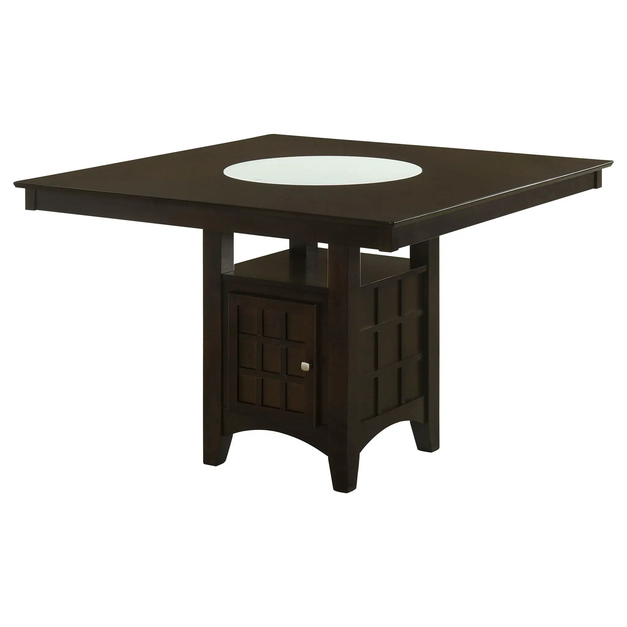 Gabriel 52-inch Counter Height Dining Table Cappuccino by Unique Piece Furniture