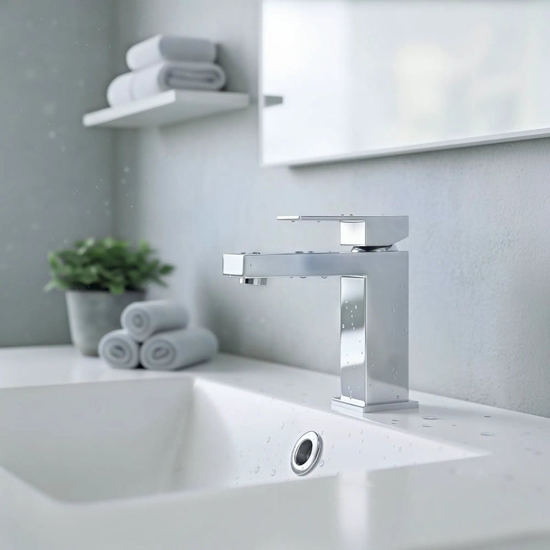 Modern Chrome Bathroom Sink Faucet by HouseOfZazla