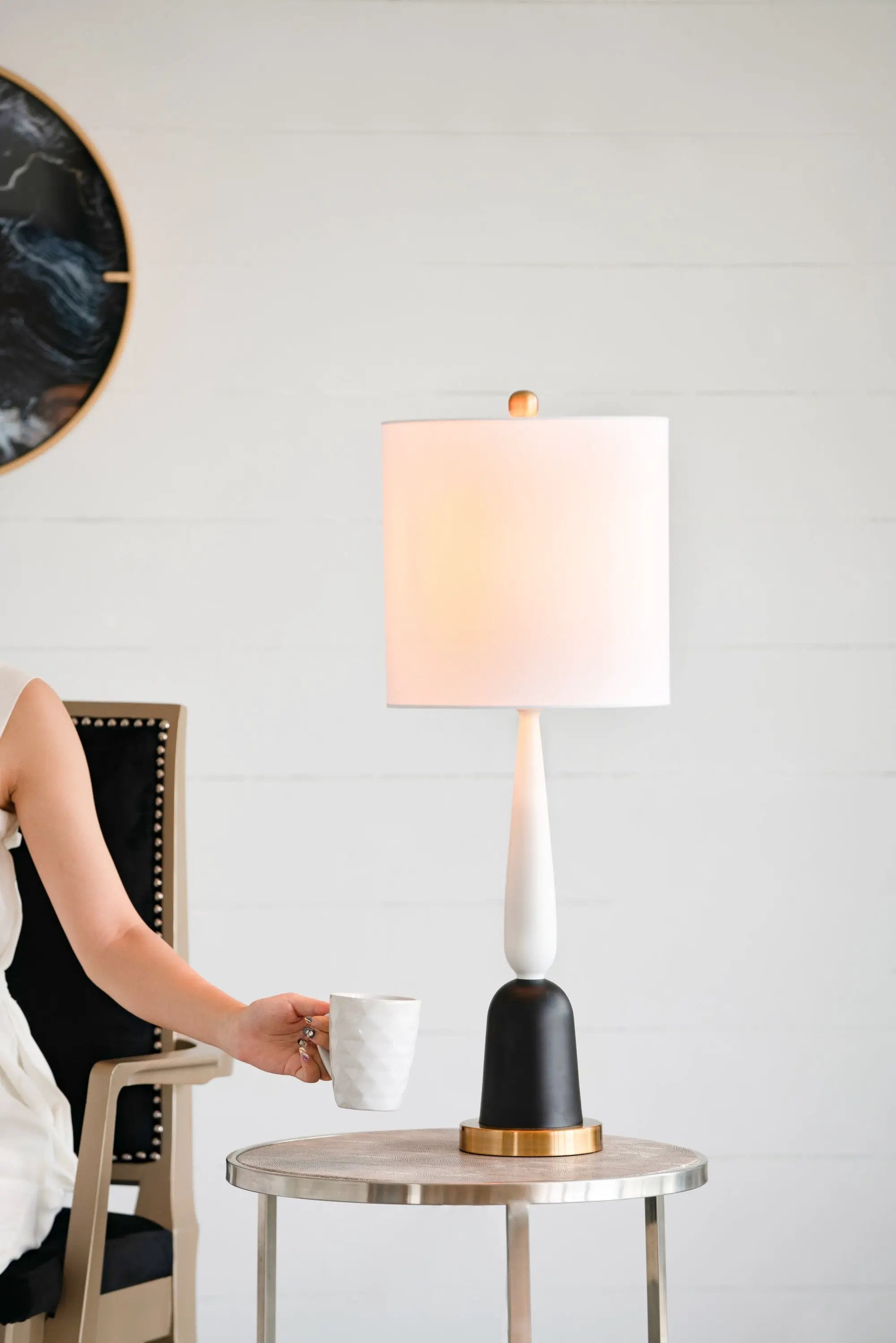 Teardrop Silhouette Table Lamp by HouseOfZazla