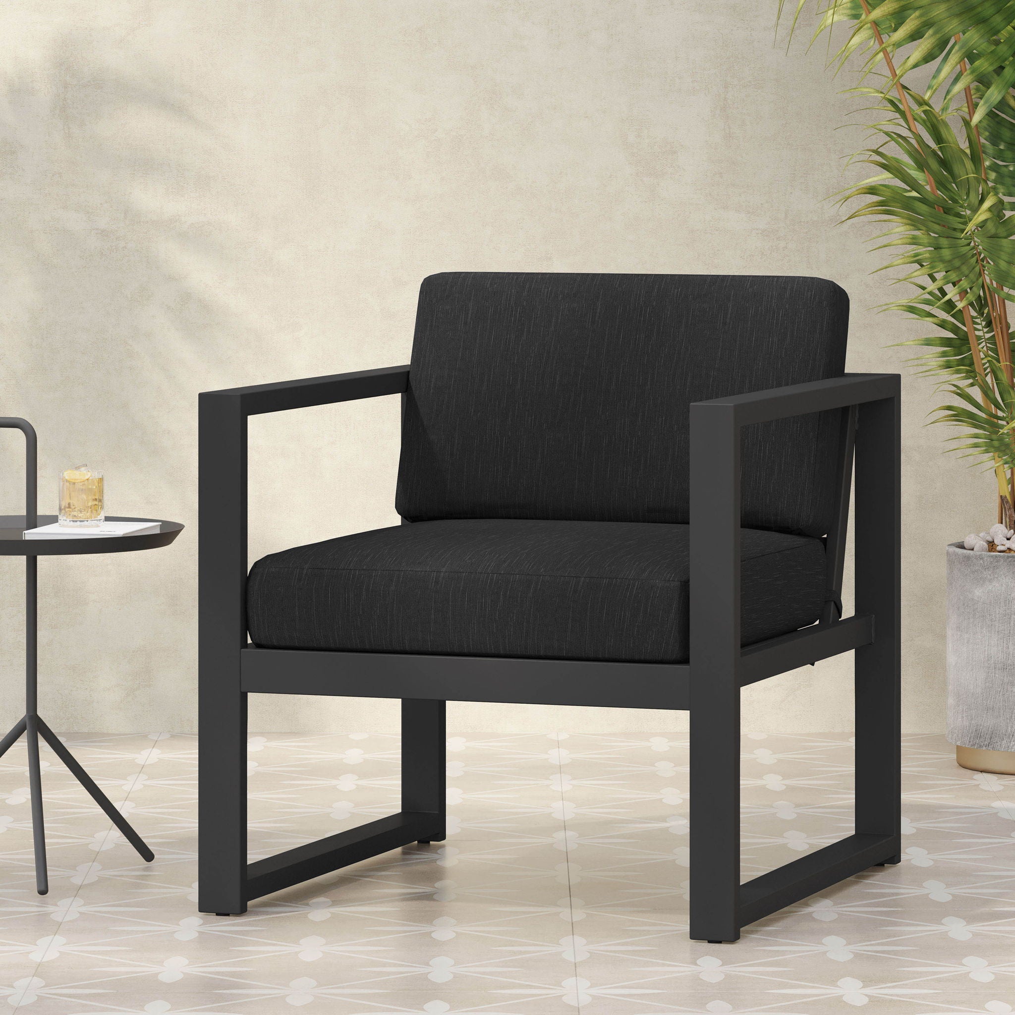 Navan Outdoor Patio Club Chair by HouseOfZazla