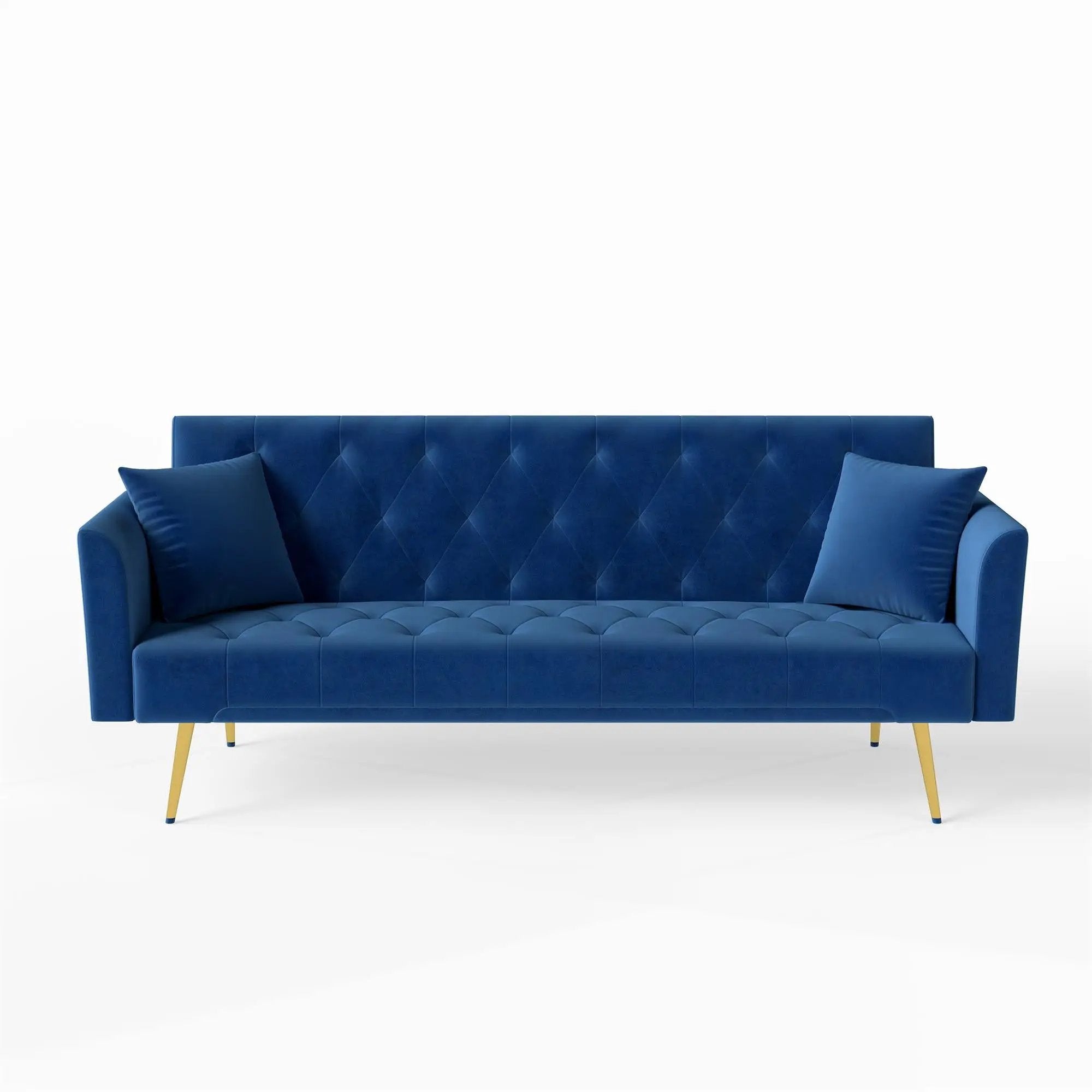 Modern Convertible 72 Inch Foldable Sleeper Sofa by HouseOfZazla