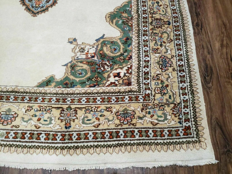 6' X 9' Vintage Handmade India Open Field Tribal Wool Rug Carpet Medallion Nice by Jewel Rugs
