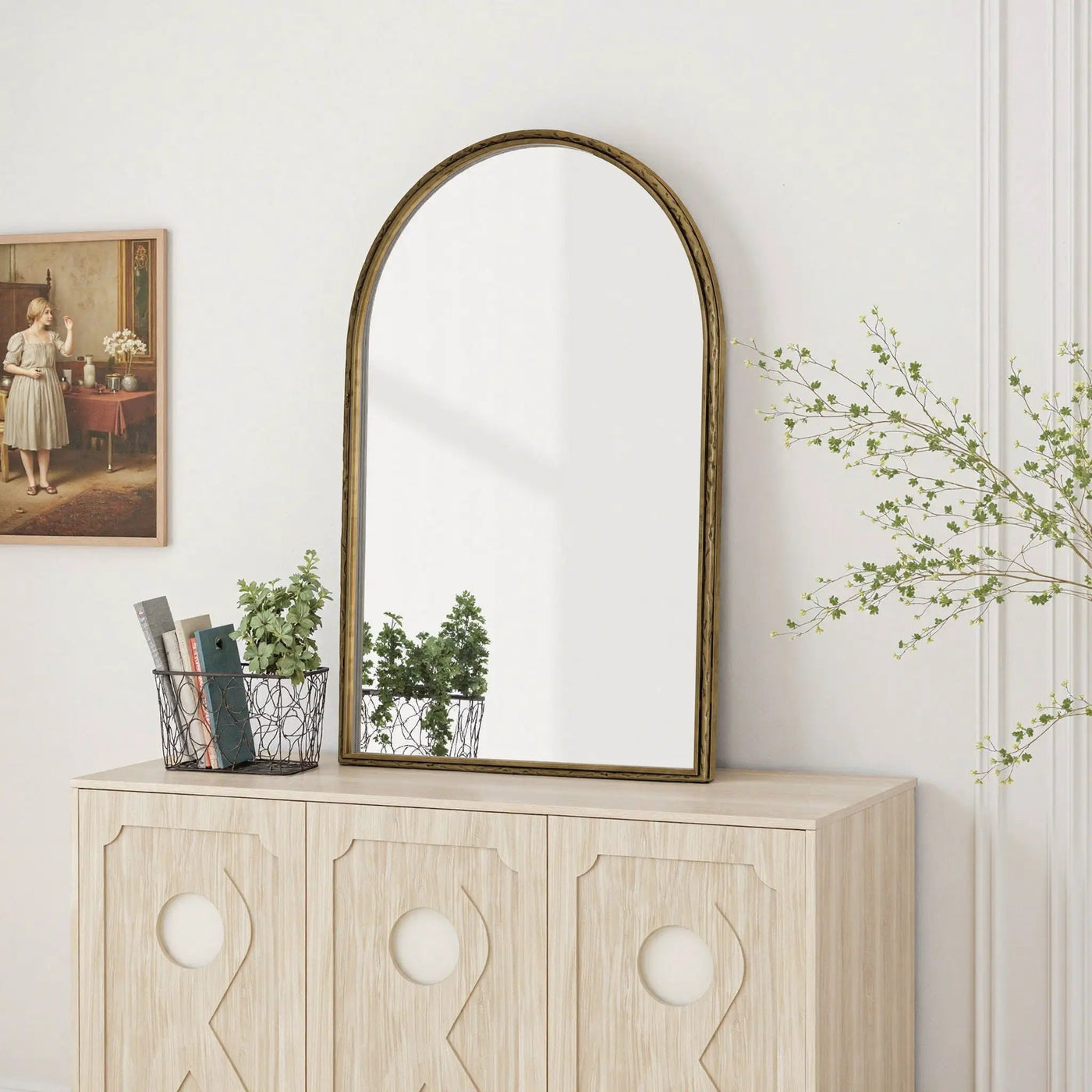 Arched Mirror With Shatterproof Glass by HouseOfZazla