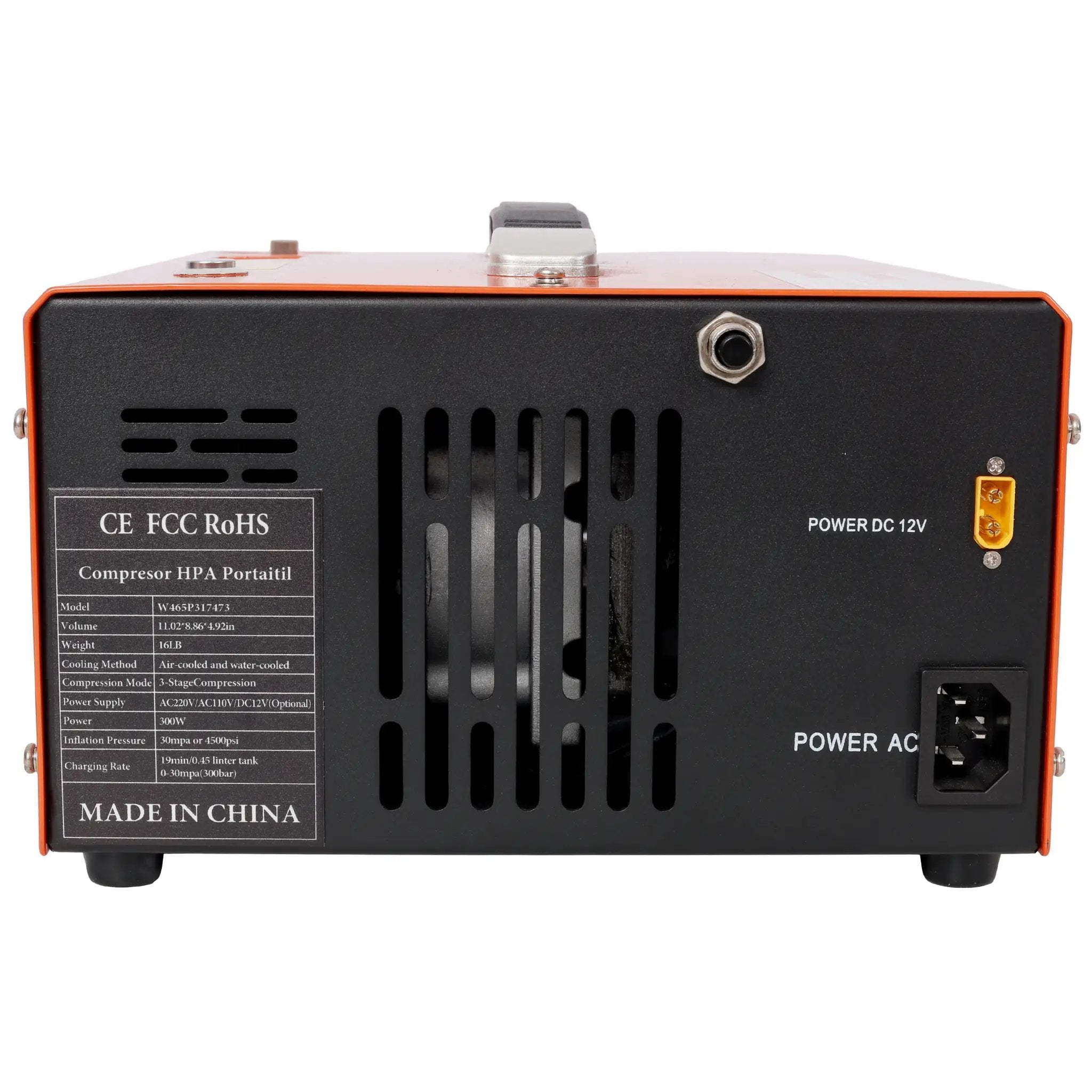 PCP Air Compressor, 4500PSI Portable PCP Airgun Compressor with Built-in Converter by HouseOfZazla