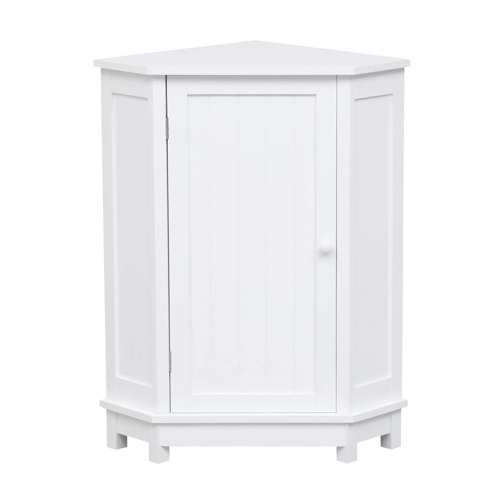 Bathroom Cabinet Triangle Corner Storage Cabinet With Adjustable Shelf Modern Style by Unique Piece Furniture