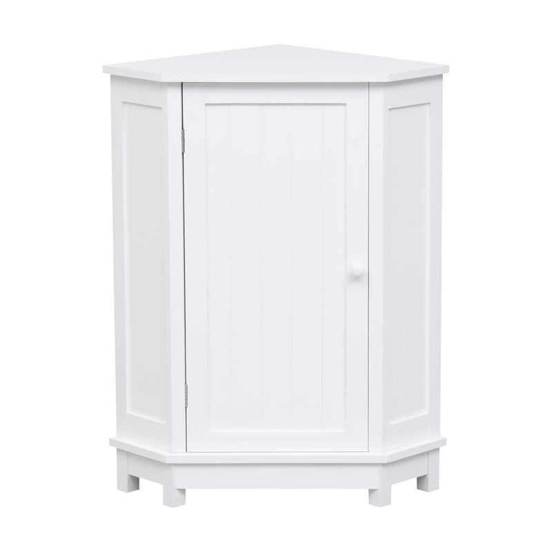 Bathroom Cabinet Triangle Corner Storage Cabinet With Adjustable Shelf Modern Style by Unique Piece Furniture