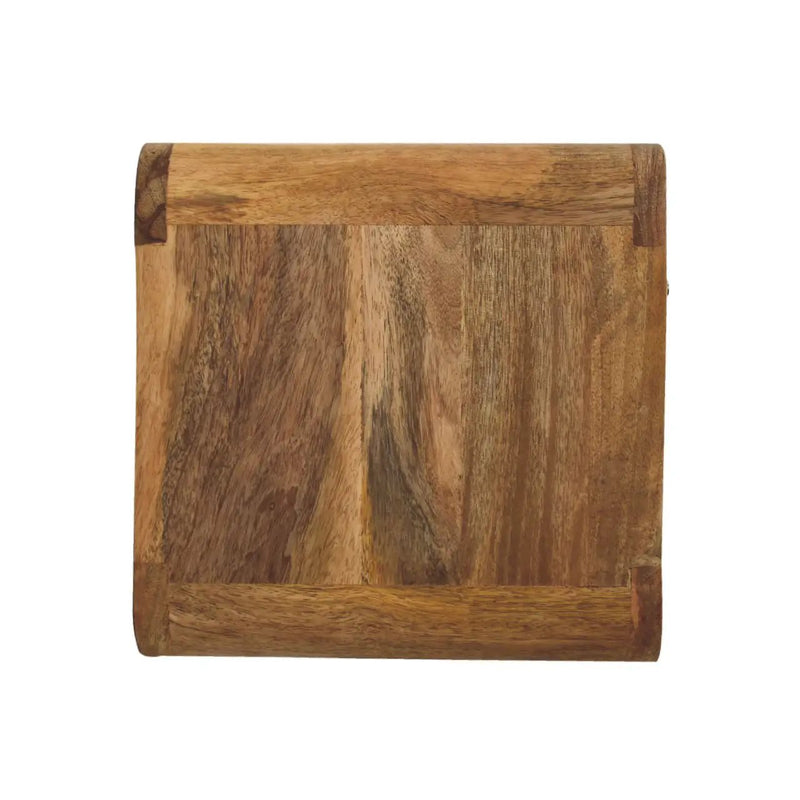 Solid Wood Mini Oak-ish Floating Open Bedside, 1-Drawer by HouseOfZazla