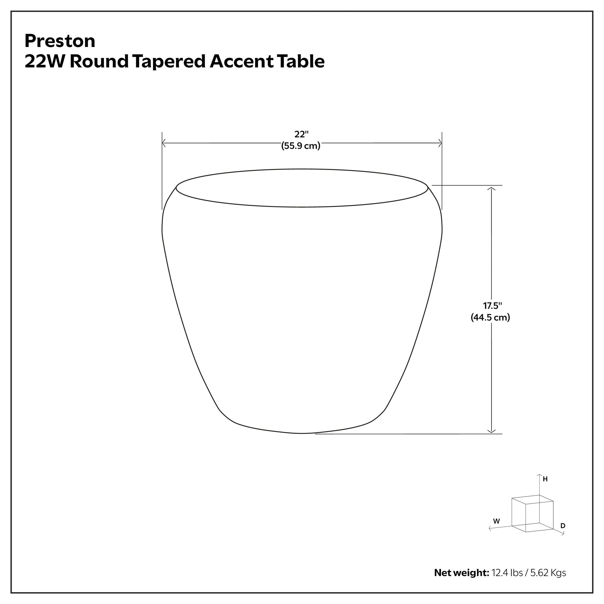 Preston - Handcrafted Metal Side Table by HouseOfZazla
