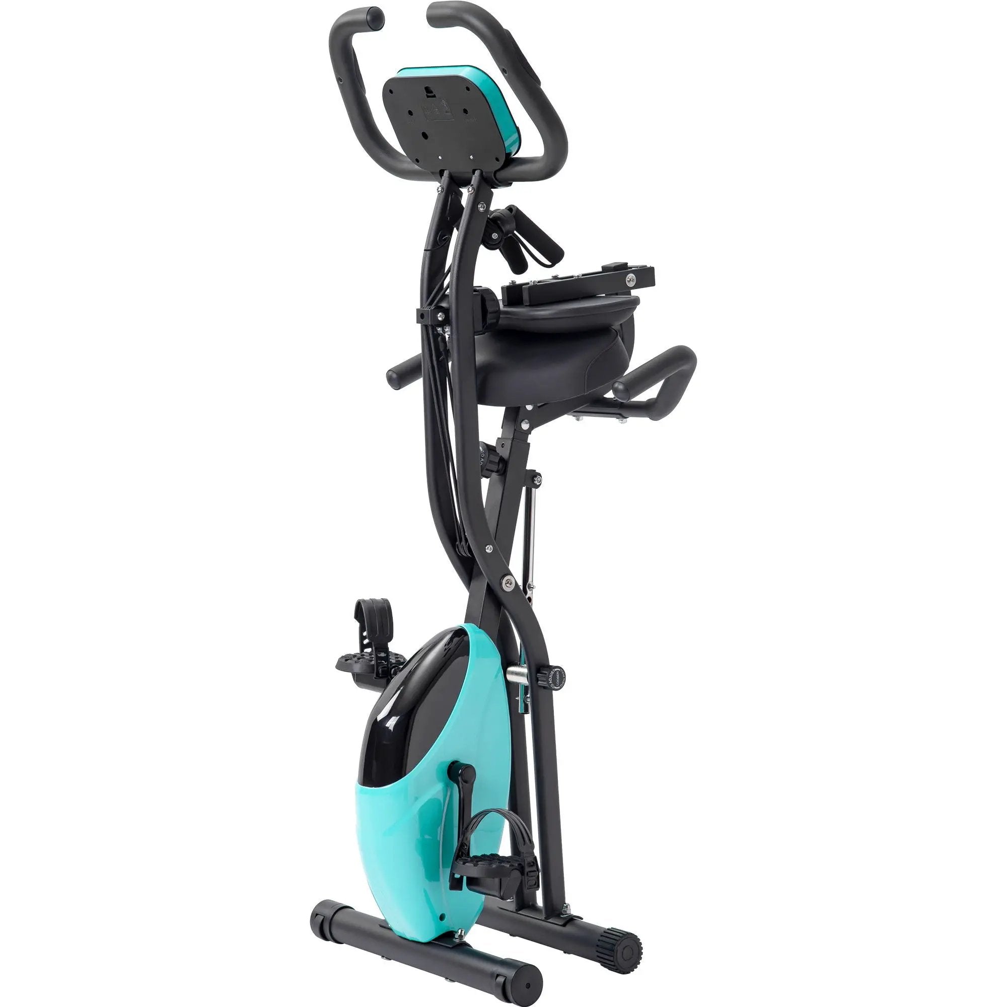 Exercise Bike Folding Stationary Bikes For Home With 16 Level Magnetic Resistance by HouseOfZazla