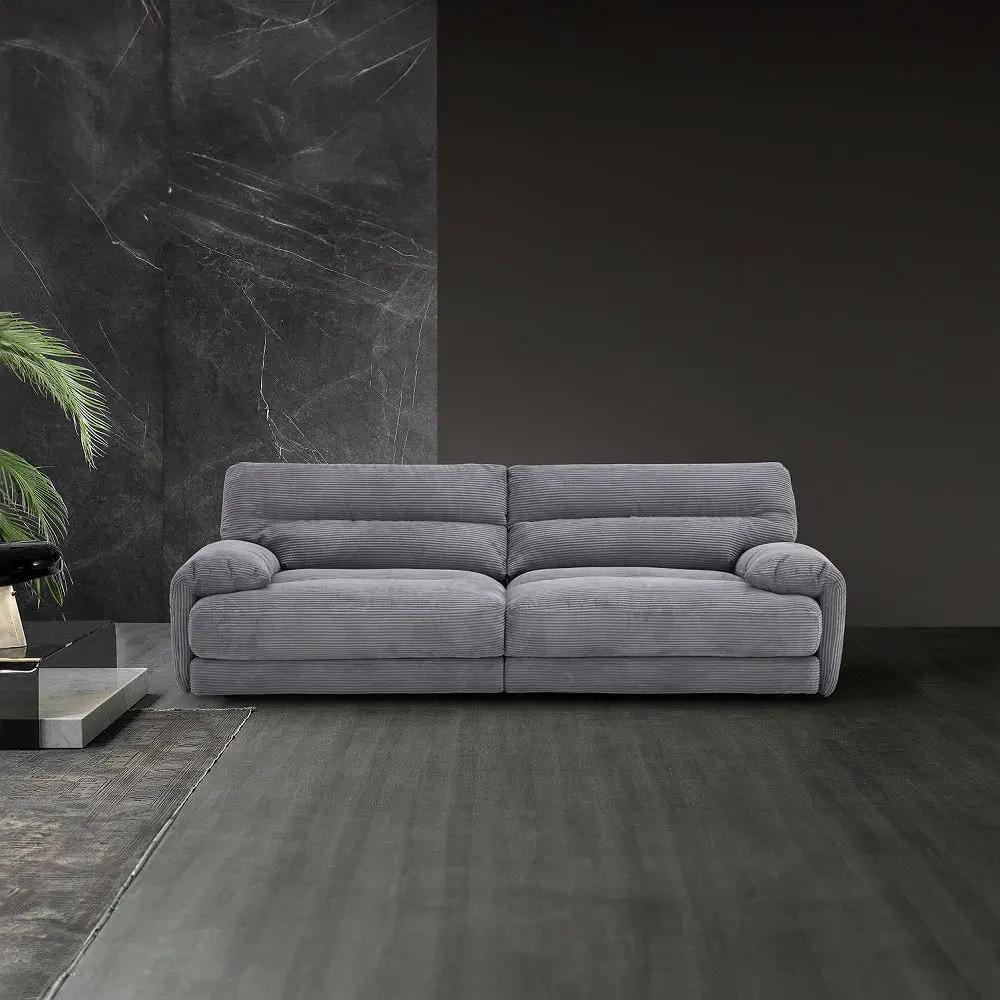 Cadenza - Sofa - Gray Corduroy by Unique Piece Furniture