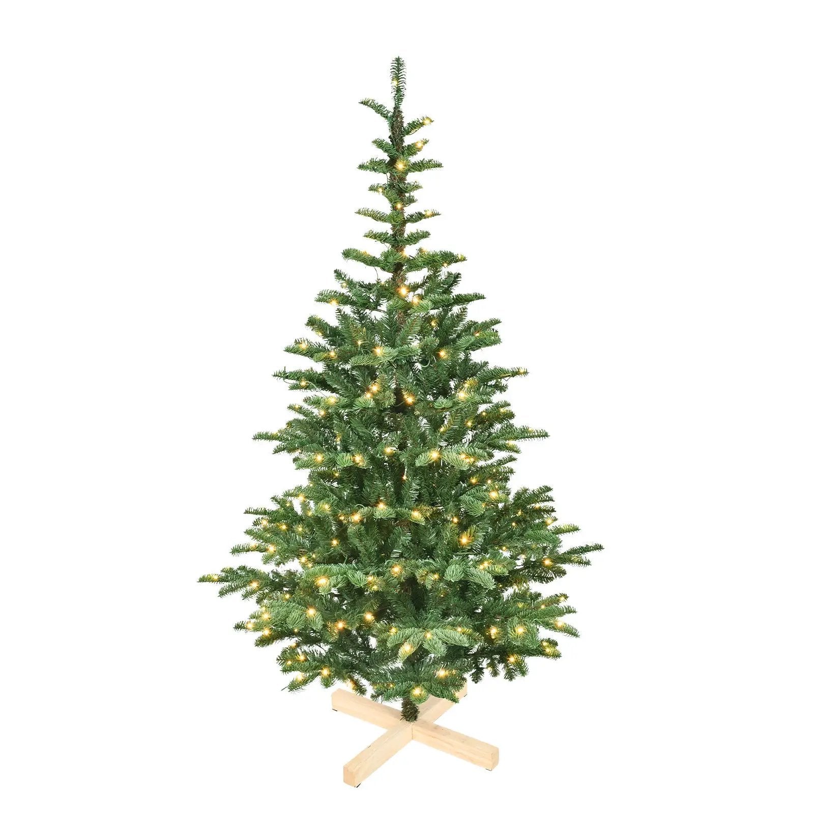 7ft Pre-Lit Christmas Tree with 400 Warm Lights by HouseOfZazla